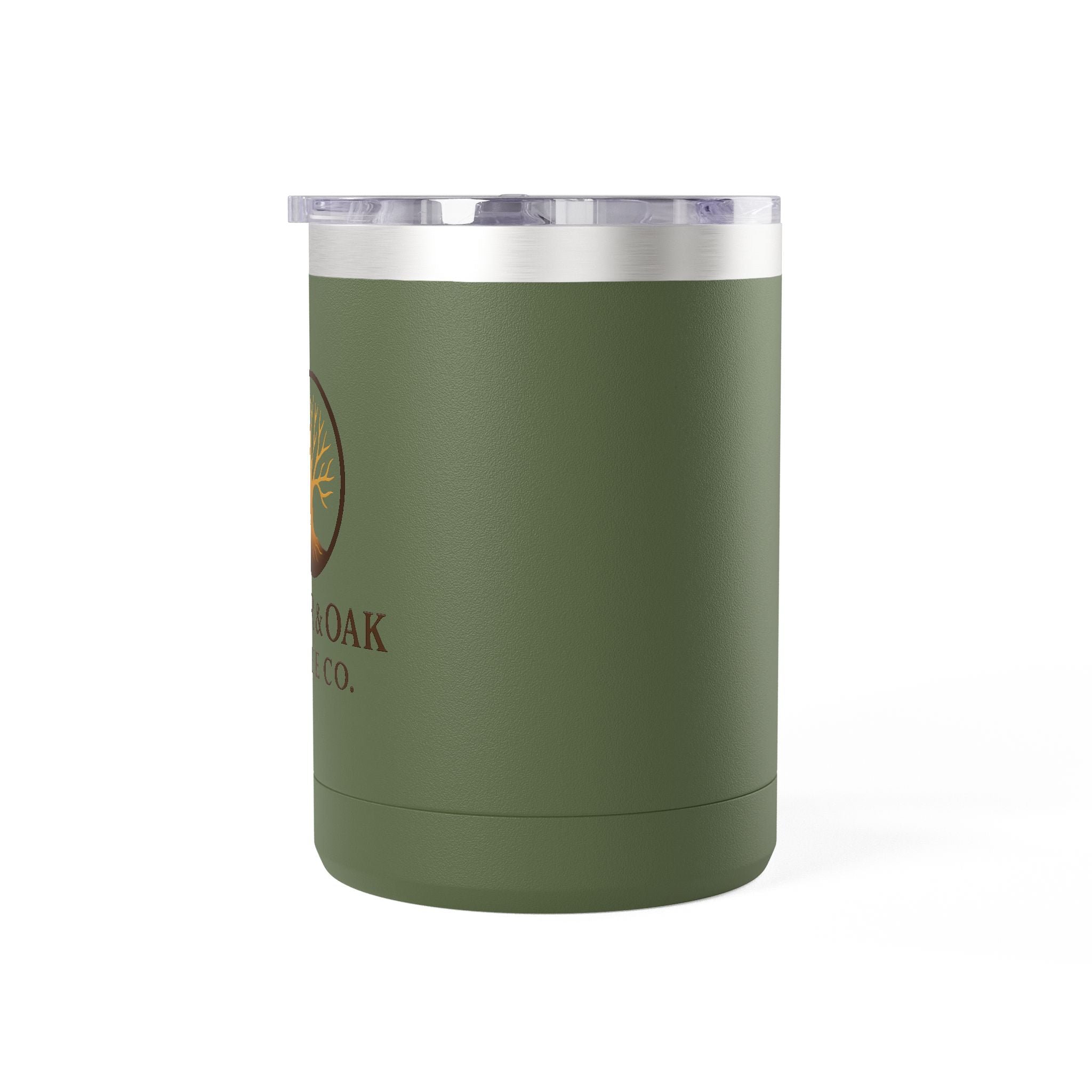 15oz Oak Tree Coffee Tumbler – Rustic Nature Camping Mug
