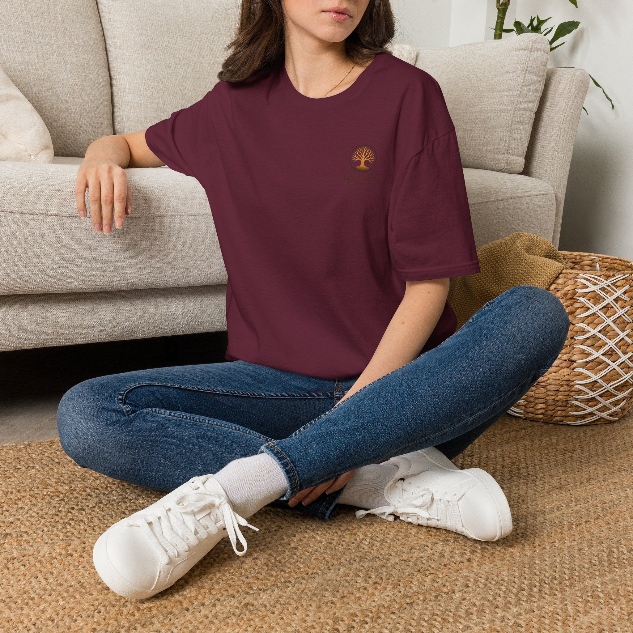 T-Shirt — Amber & Oak Coffee Co. Logo Tee