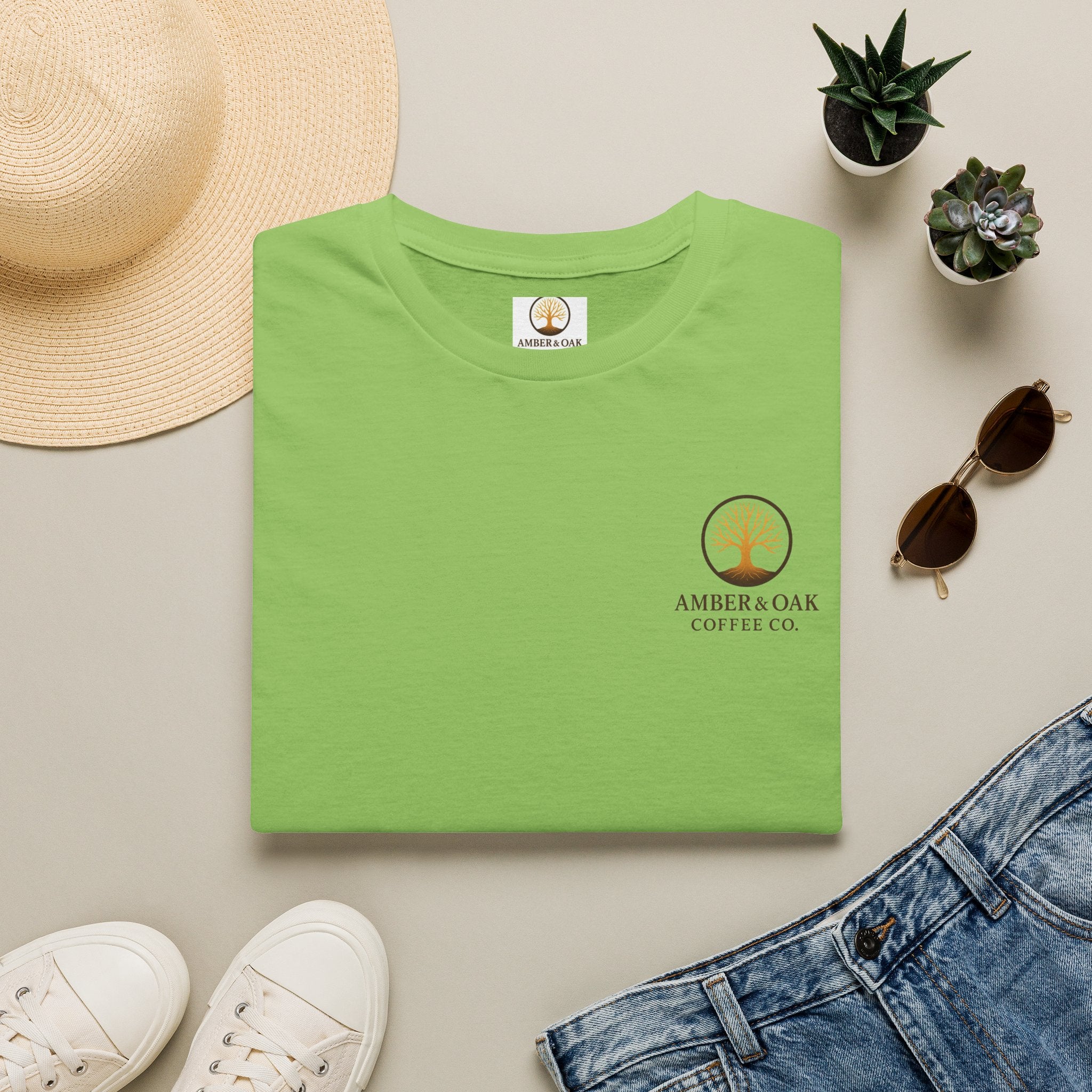 T-Shirt — Amber & Oak Coffee Co. Logo Tee