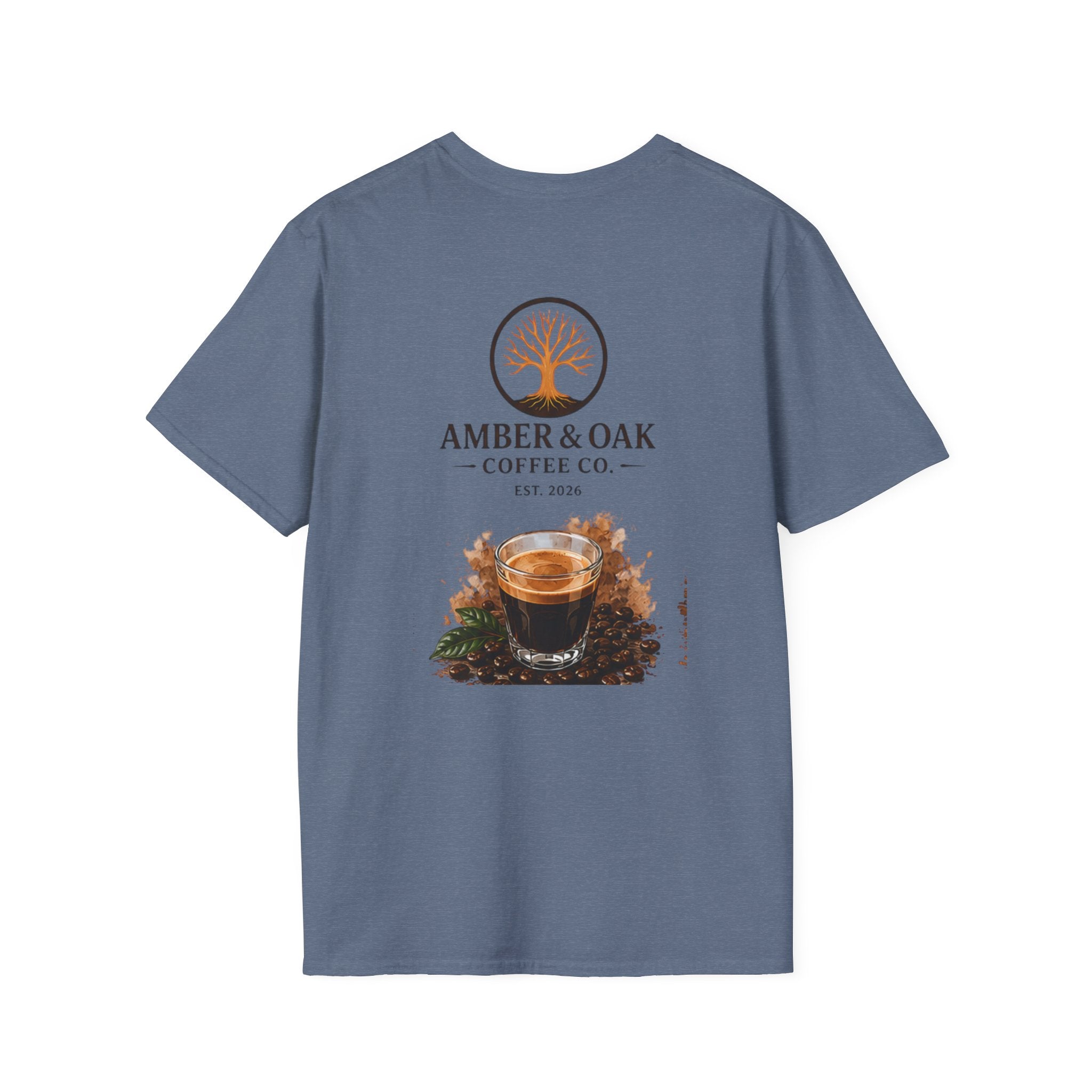 T-Shirt — Amber & Oak Coffee Co. Logo Tee