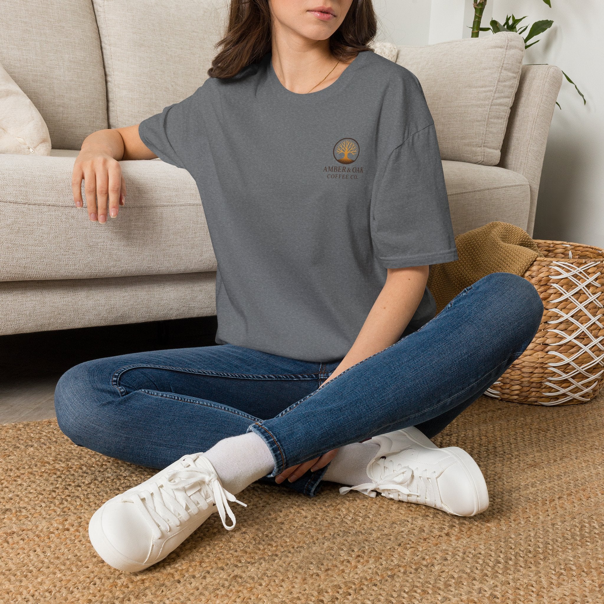 T-Shirt — Amber & Oak Coffee Co. Logo Tee