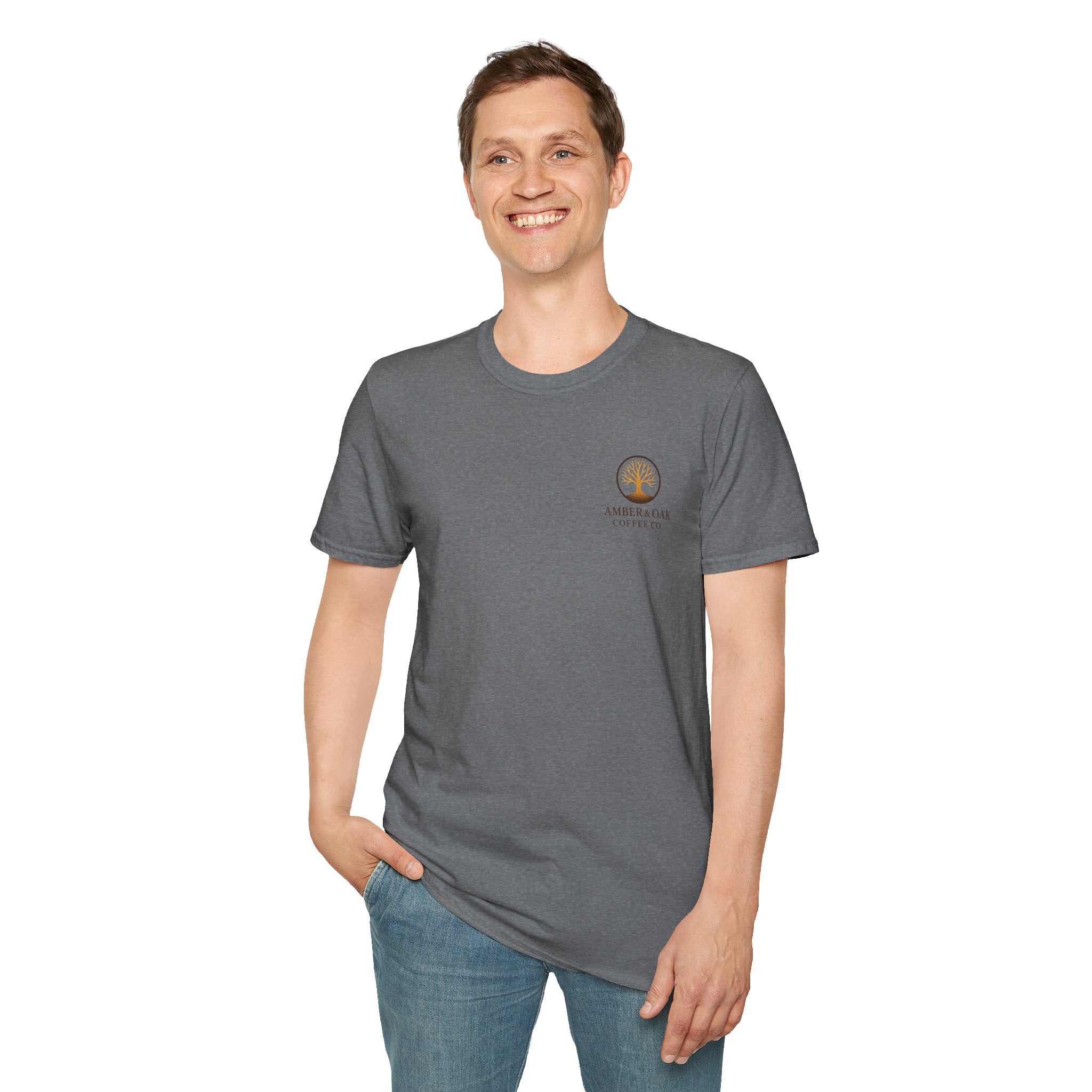 T-Shirt — Amber & Oak Coffee Co. Logo Tee