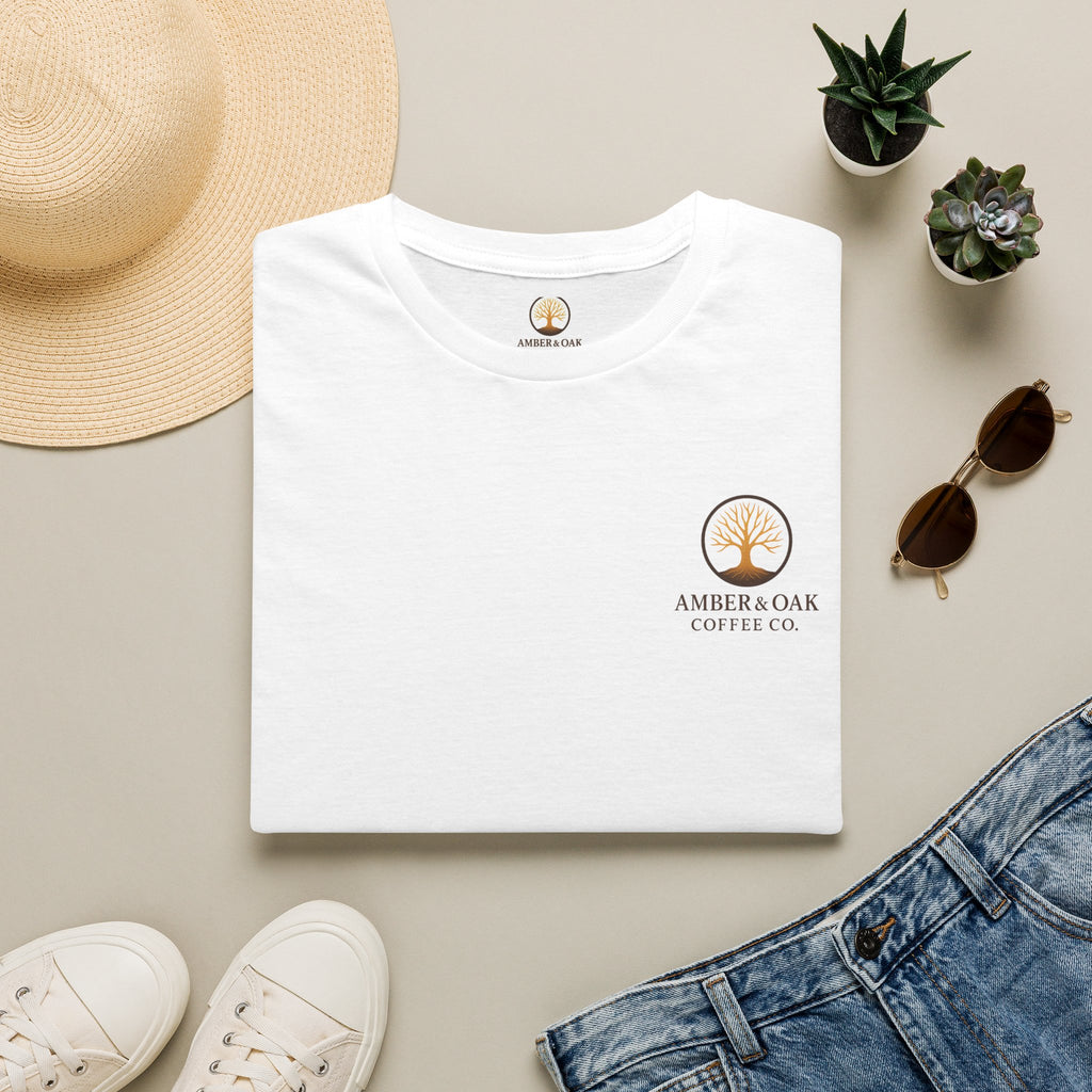 T-Shirt — Amber & Oak Coffee Co. Logo Tee
