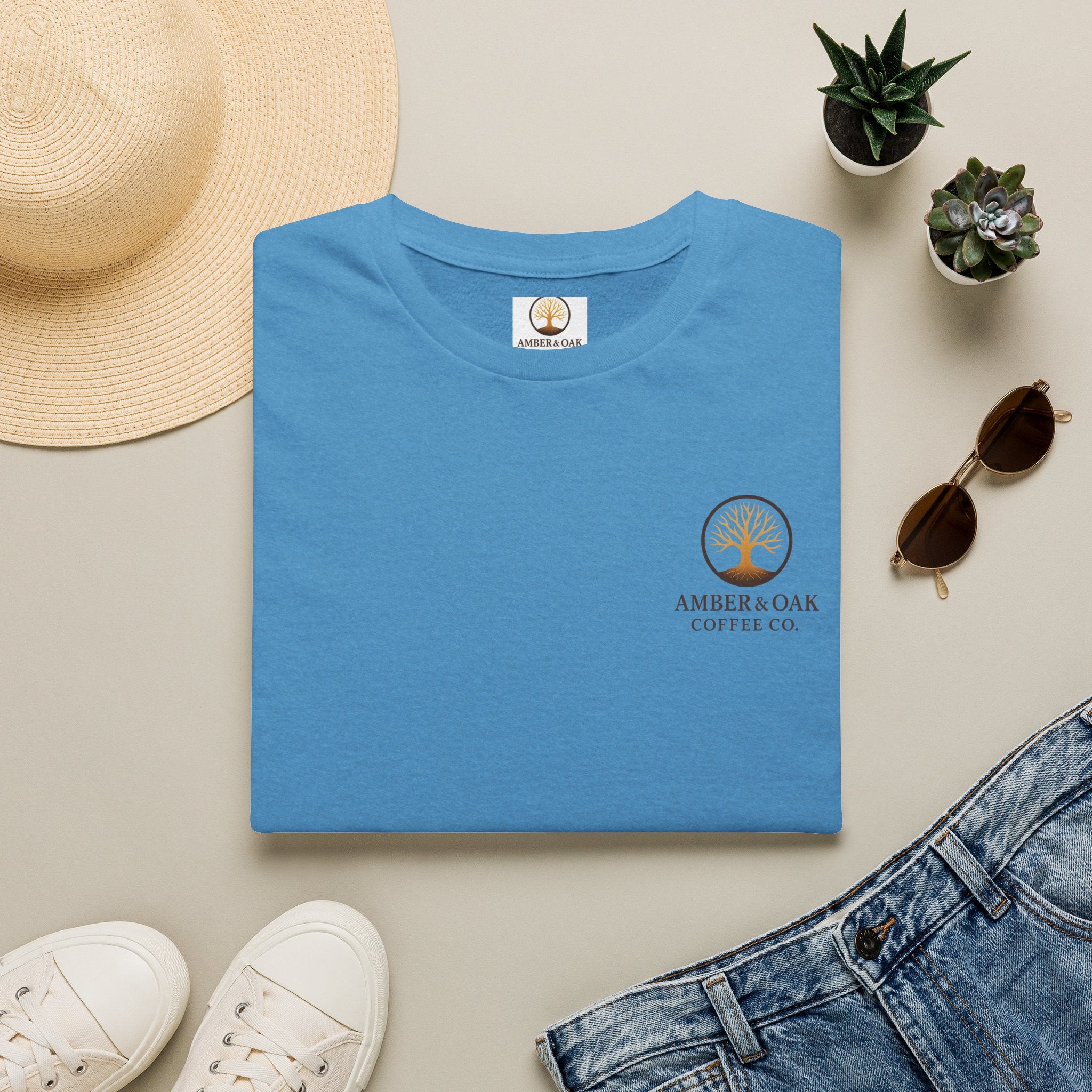 T-Shirt — Amber & Oak Coffee Co. Logo Tee