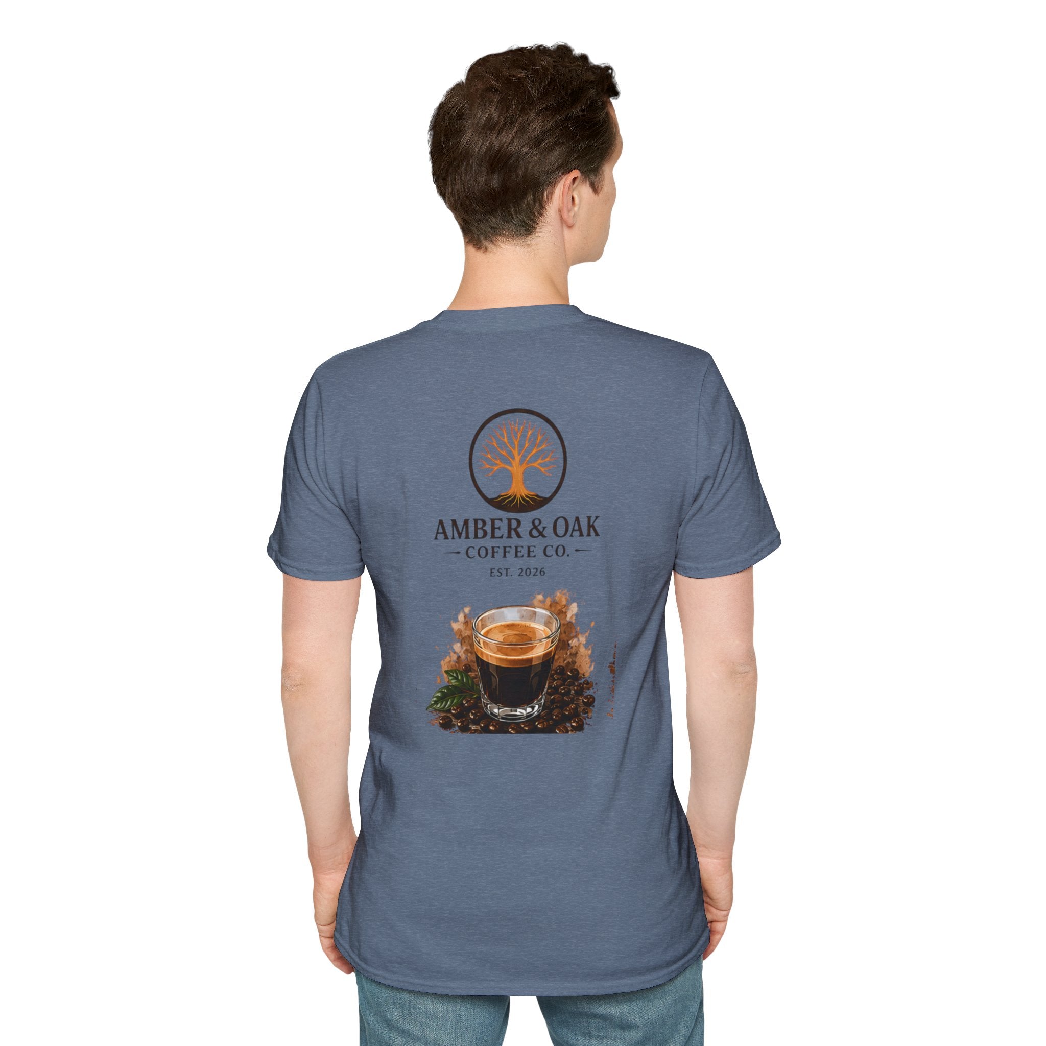 T-Shirt — Amber & Oak Coffee Co. Logo Tee