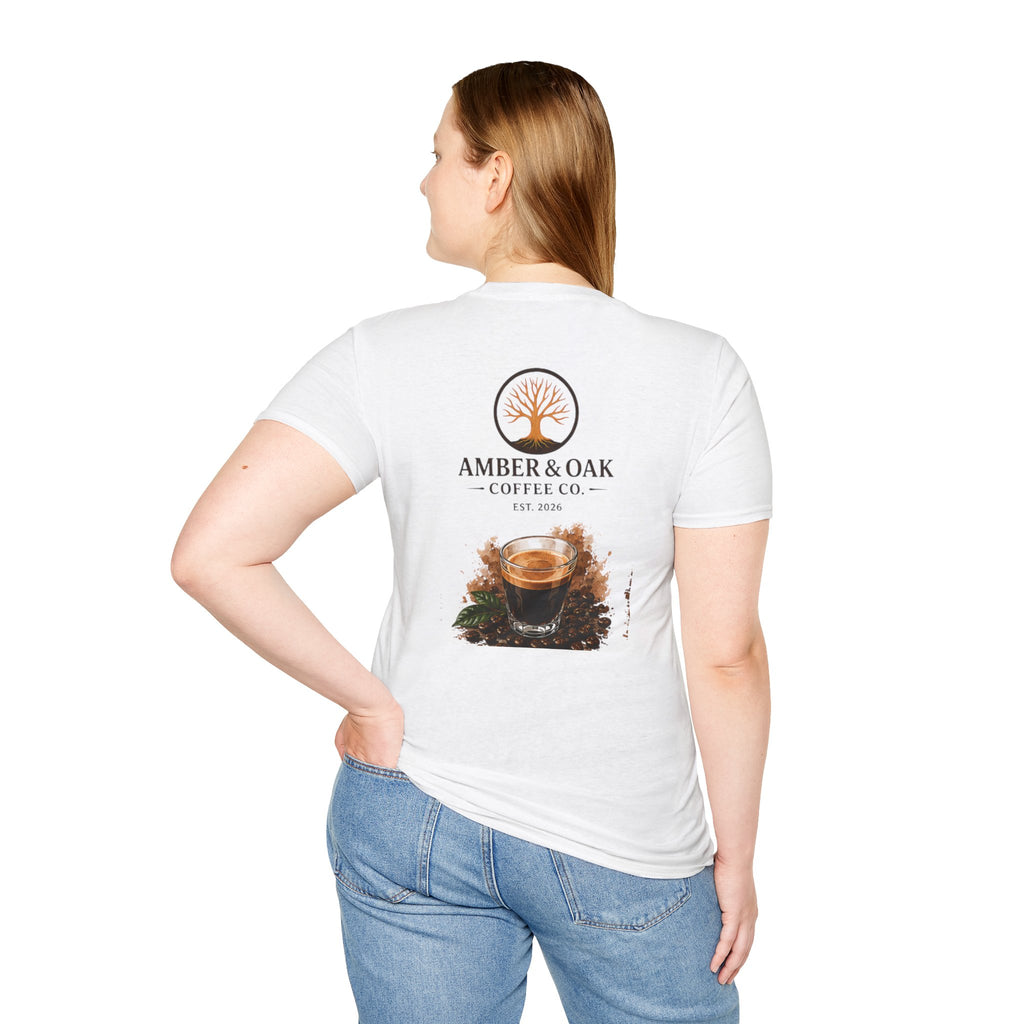 T-Shirt — Amber & Oak Coffee Co. Logo Tee