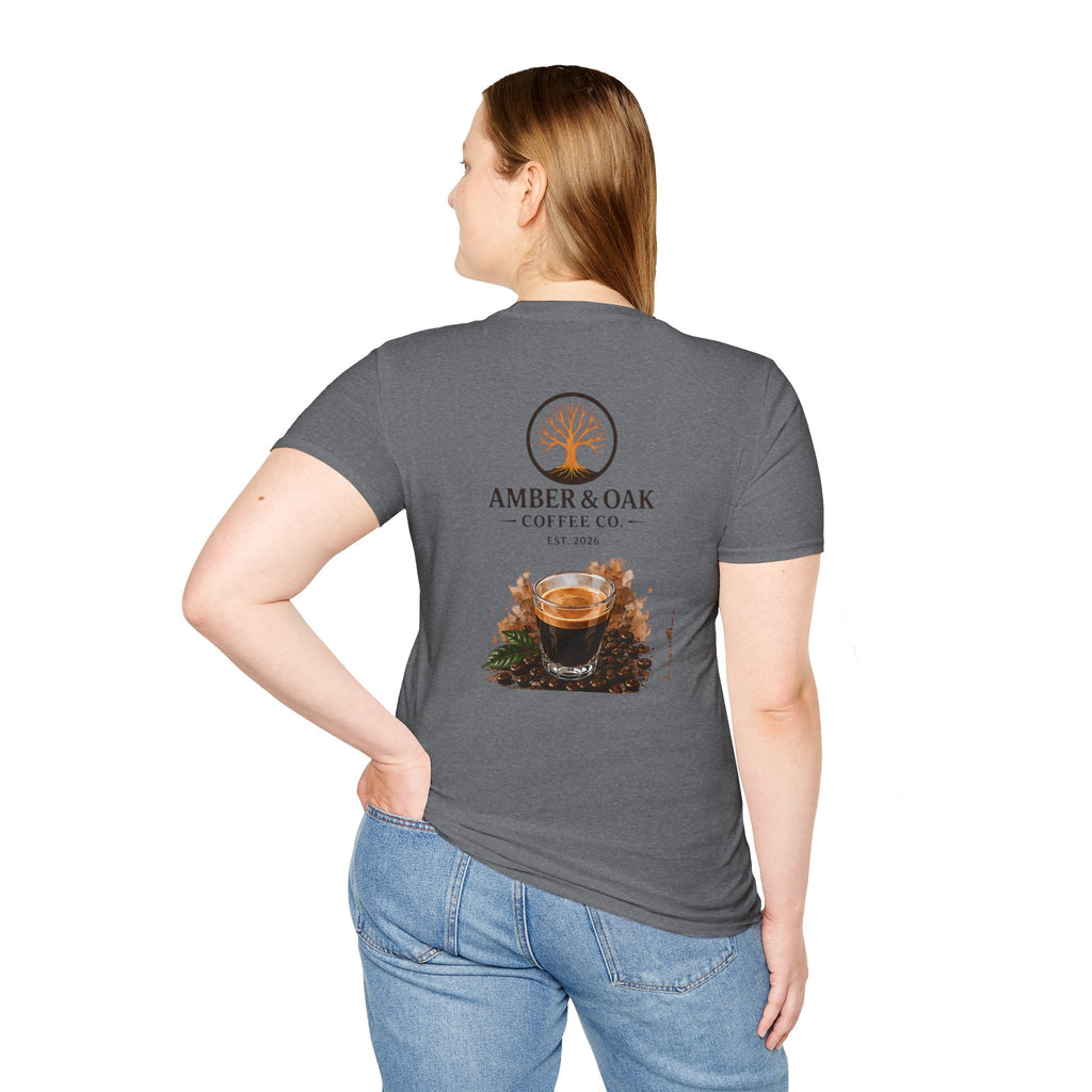 T-Shirt — Amber & Oak Coffee Co. Logo Tee