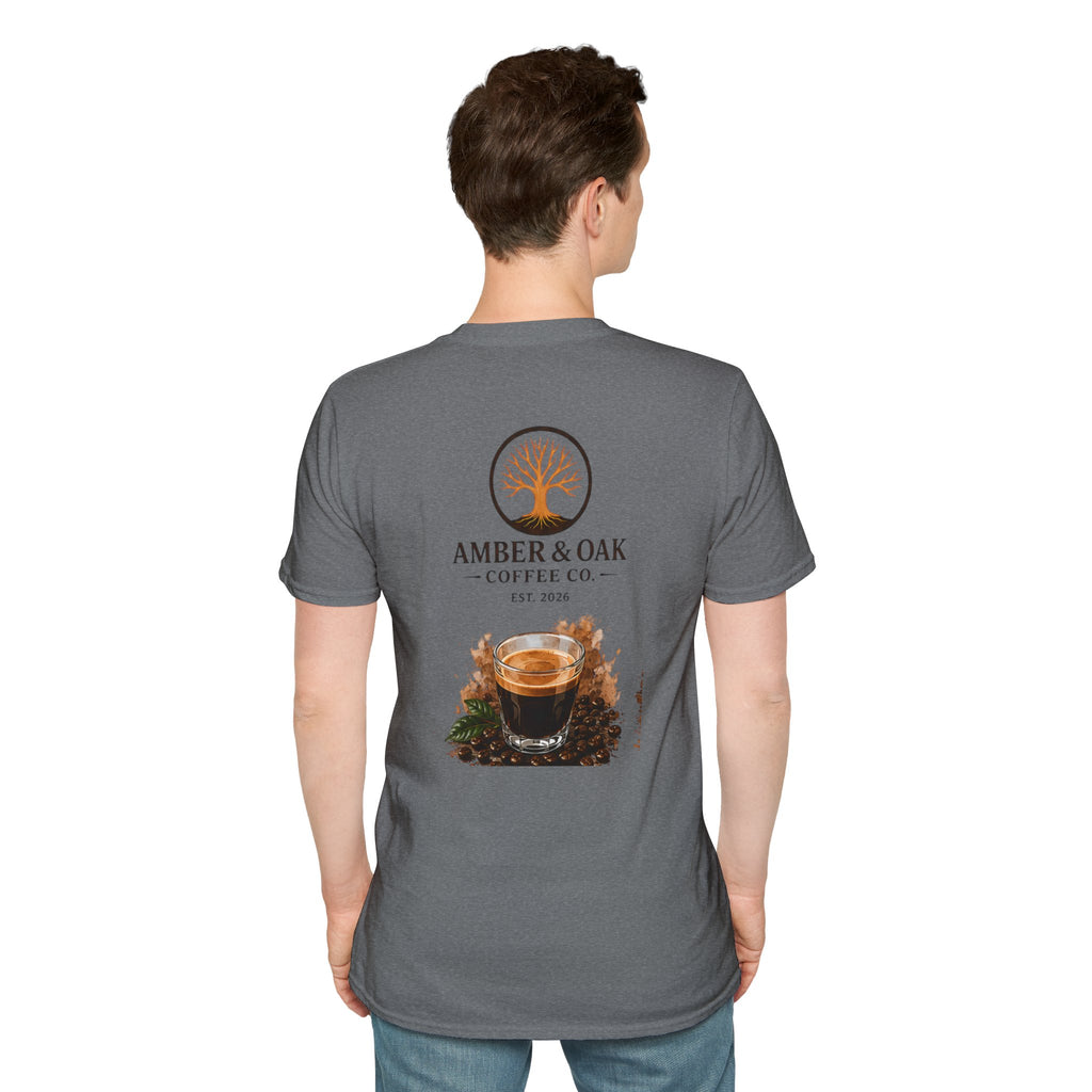 T-Shirt — Amber & Oak Coffee Co. Logo Tee