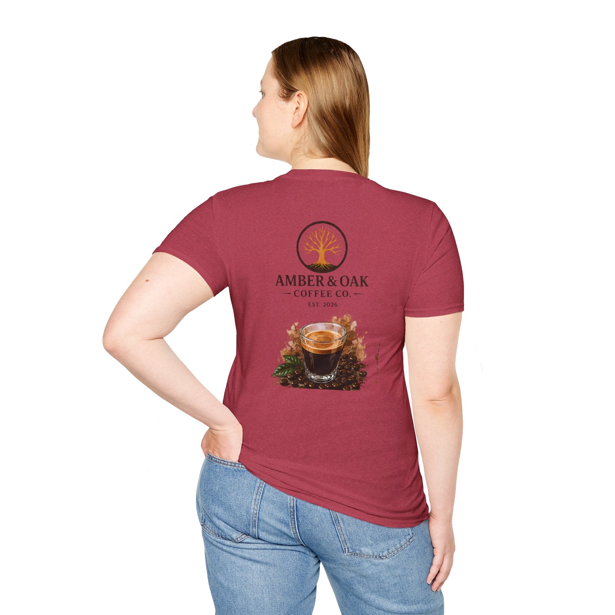 T-Shirt — Amber & Oak Coffee Co. Logo Tee