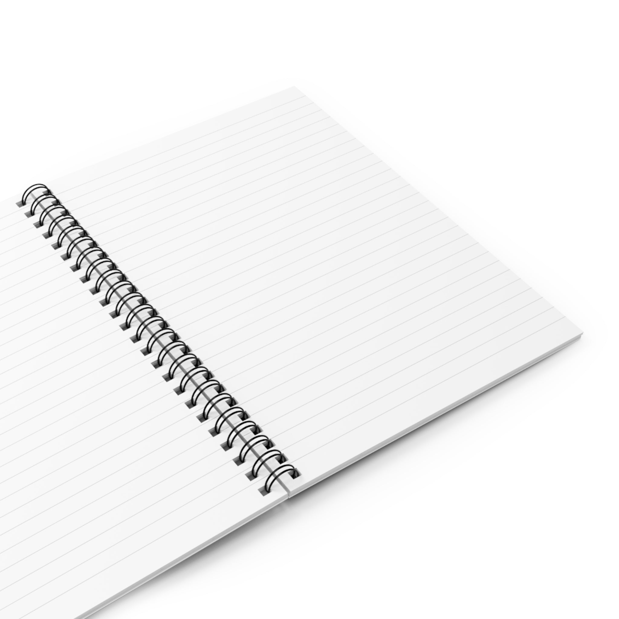 Amber & Oak Coffee Co. Spiral Notebook — Branded Black Journal for Coffee Lovers