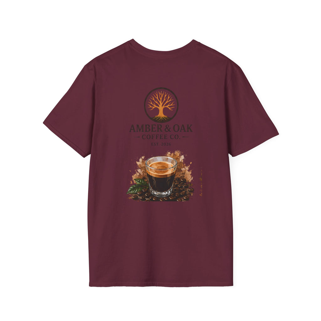T-Shirt — Amber & Oak Coffee Co. Logo Tee