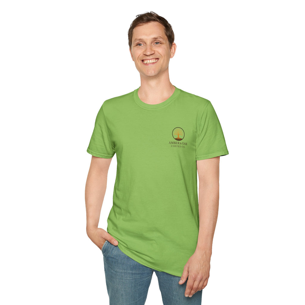 T-Shirt — Amber & Oak Coffee Co. Logo Tee