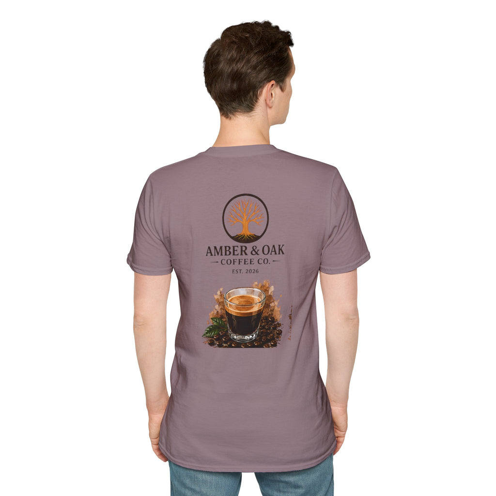 T-Shirt — Amber & Oak Coffee Co. Logo Tee