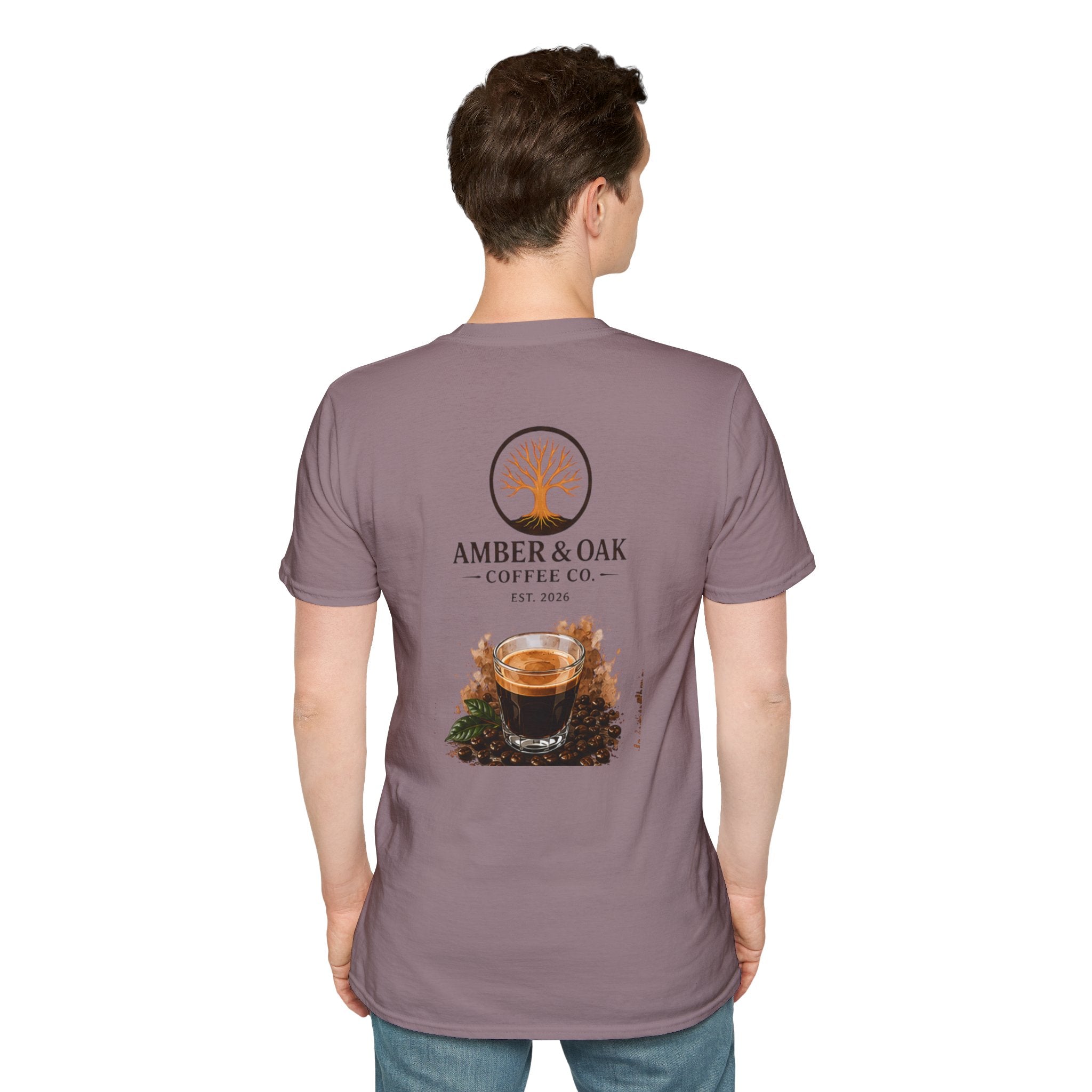 T-Shirt — Amber & Oak Coffee Co. Logo Tee