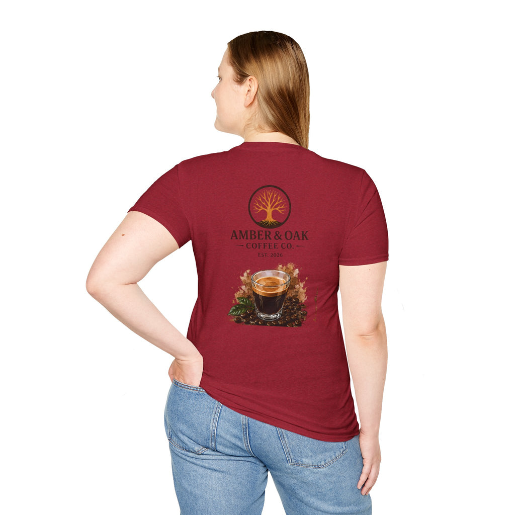 T-Shirt — Amber & Oak Coffee Co. Logo Tee