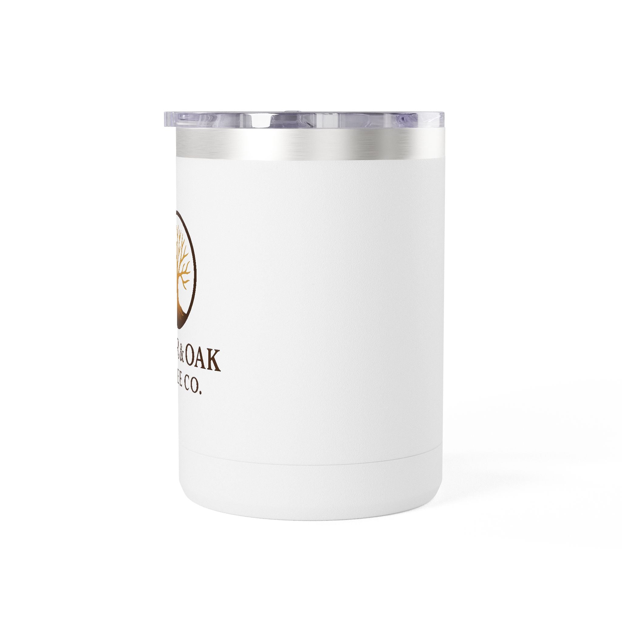 15oz Oak Tree Coffee Tumbler – Rustic Nature Camping Mug