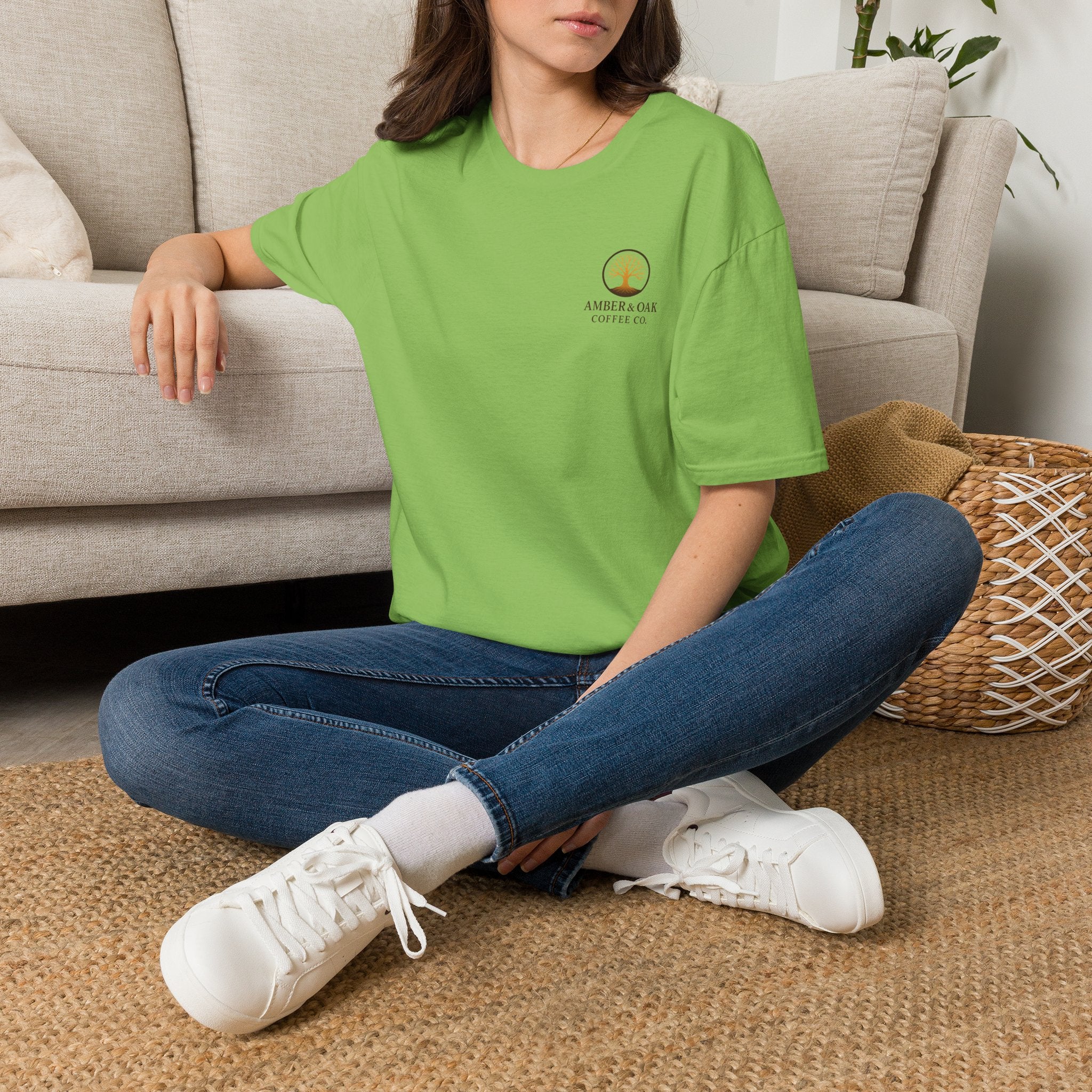 T-Shirt — Amber & Oak Coffee Co. Logo Tee