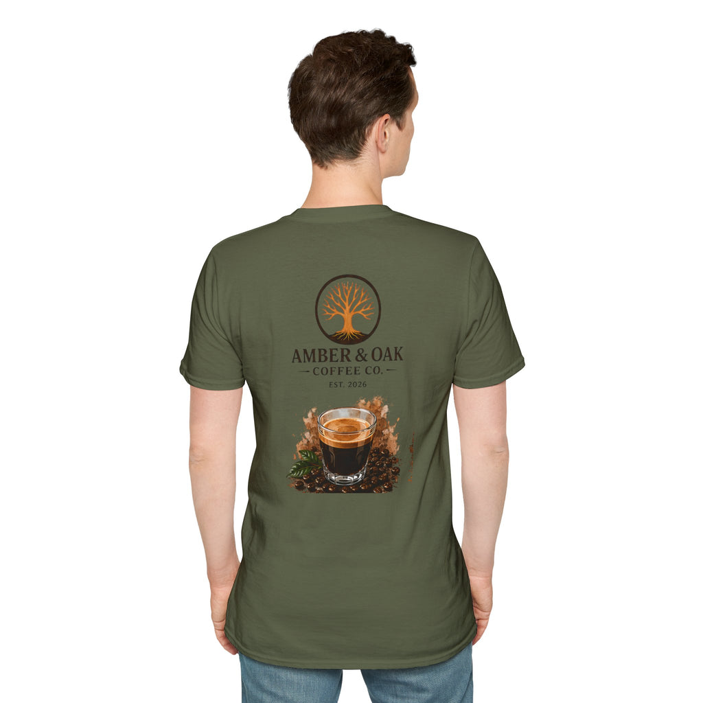 T-Shirt — Amber & Oak Coffee Co. Logo Tee