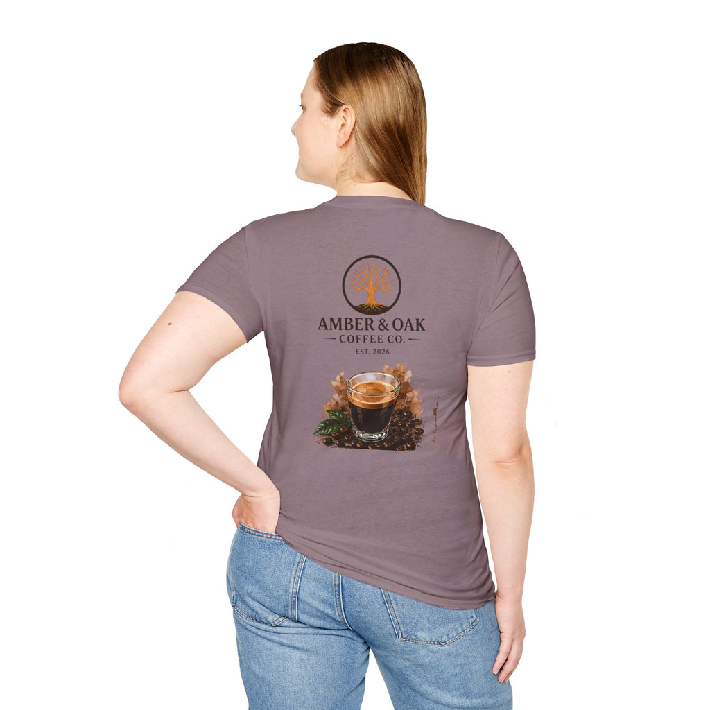 T-Shirt — Amber & Oak Coffee Co. Logo Tee