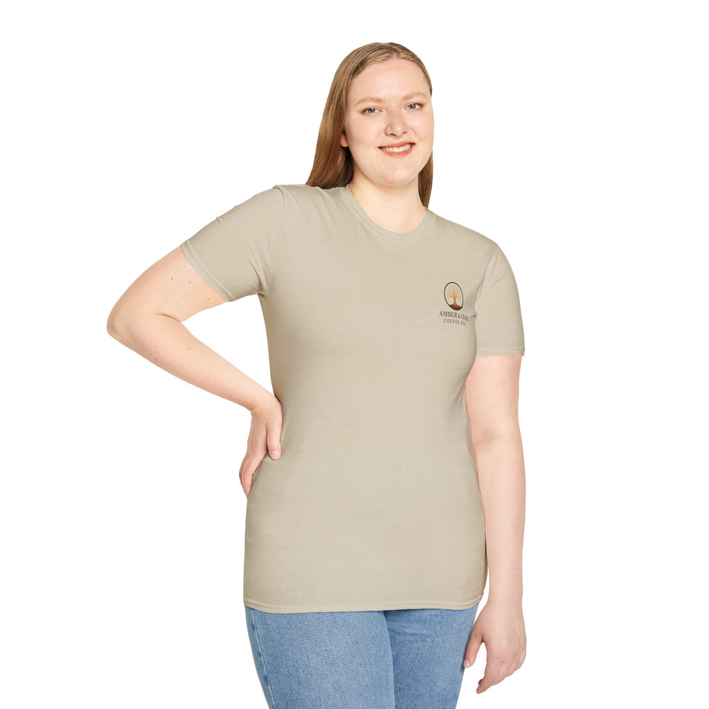 T-Shirt — Amber & Oak Coffee Co. Logo Tee