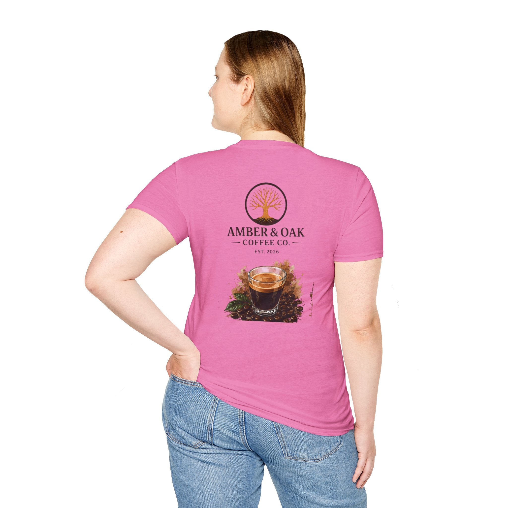 T-Shirt — Amber & Oak Coffee Co. Logo Tee