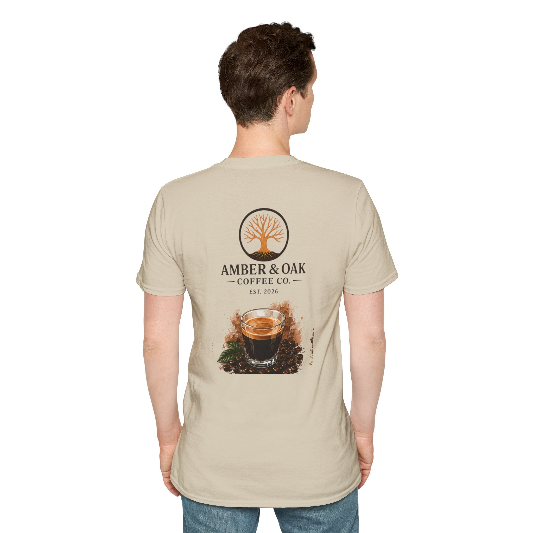 T-Shirt — Amber & Oak Coffee Co. Logo Tee