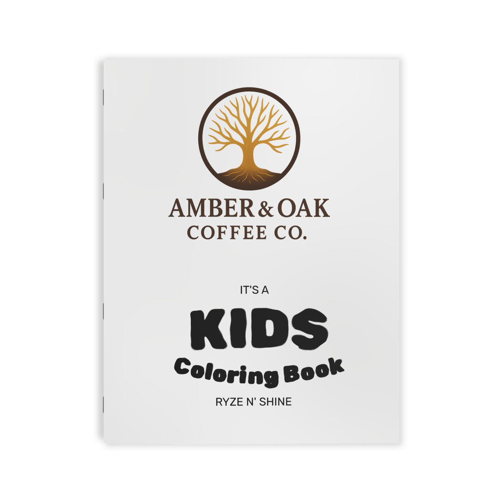 Kids Coloring Book — Amber & Oak Coffee Co. Branded Activity Book