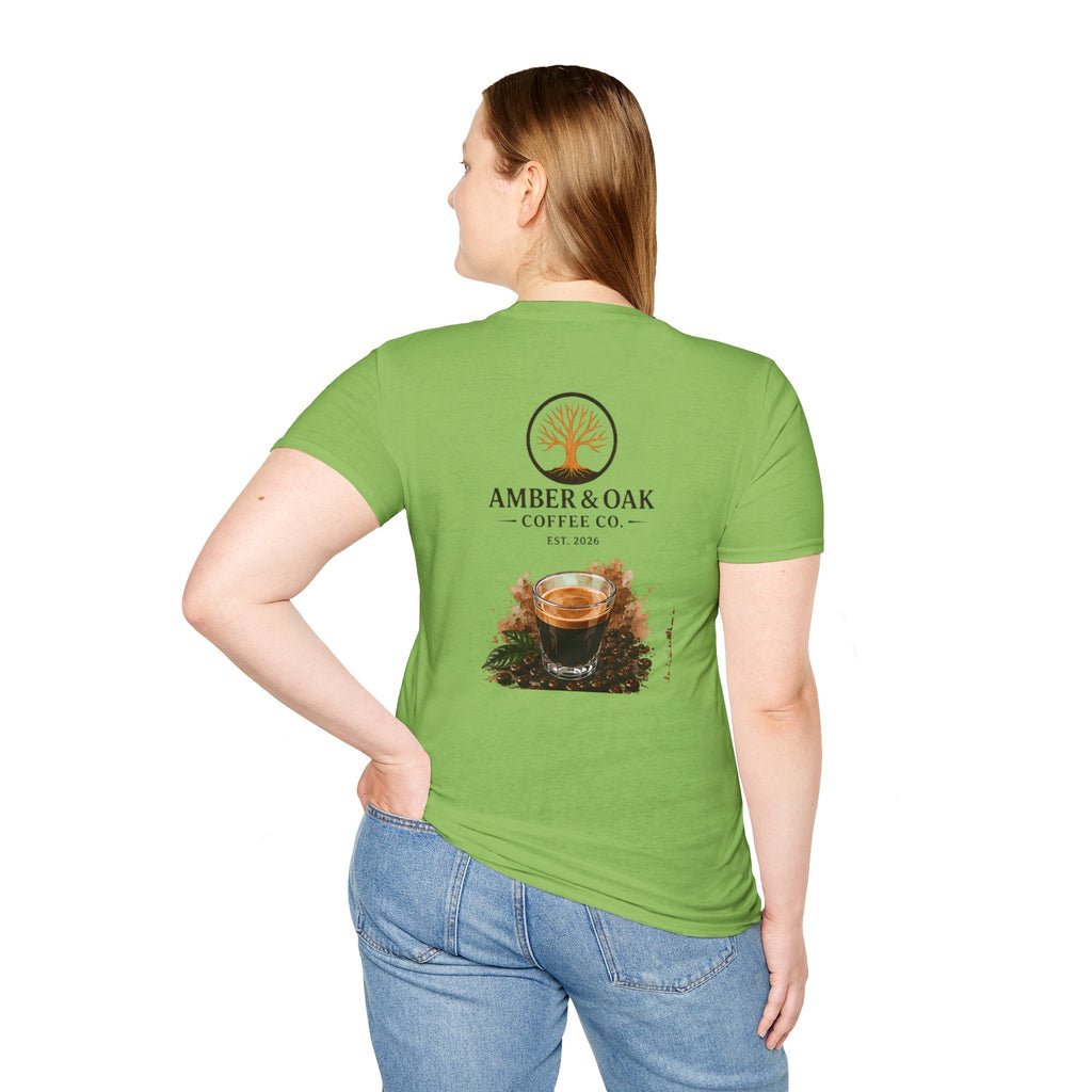 T-Shirt — Amber & Oak Coffee Co. Logo Tee