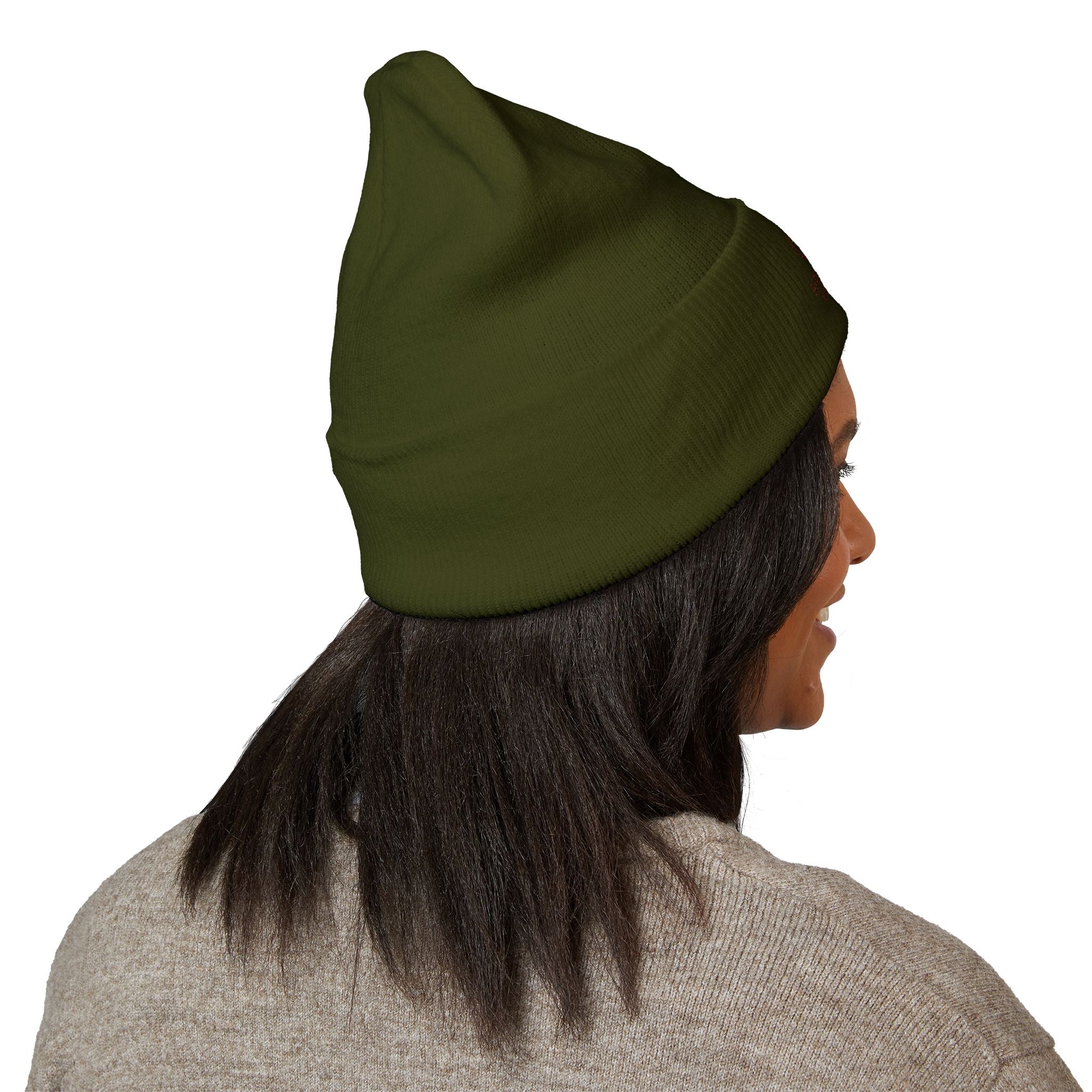 Embroidered Amber & Oak Coffee Co. Classic Cuffed Beanie