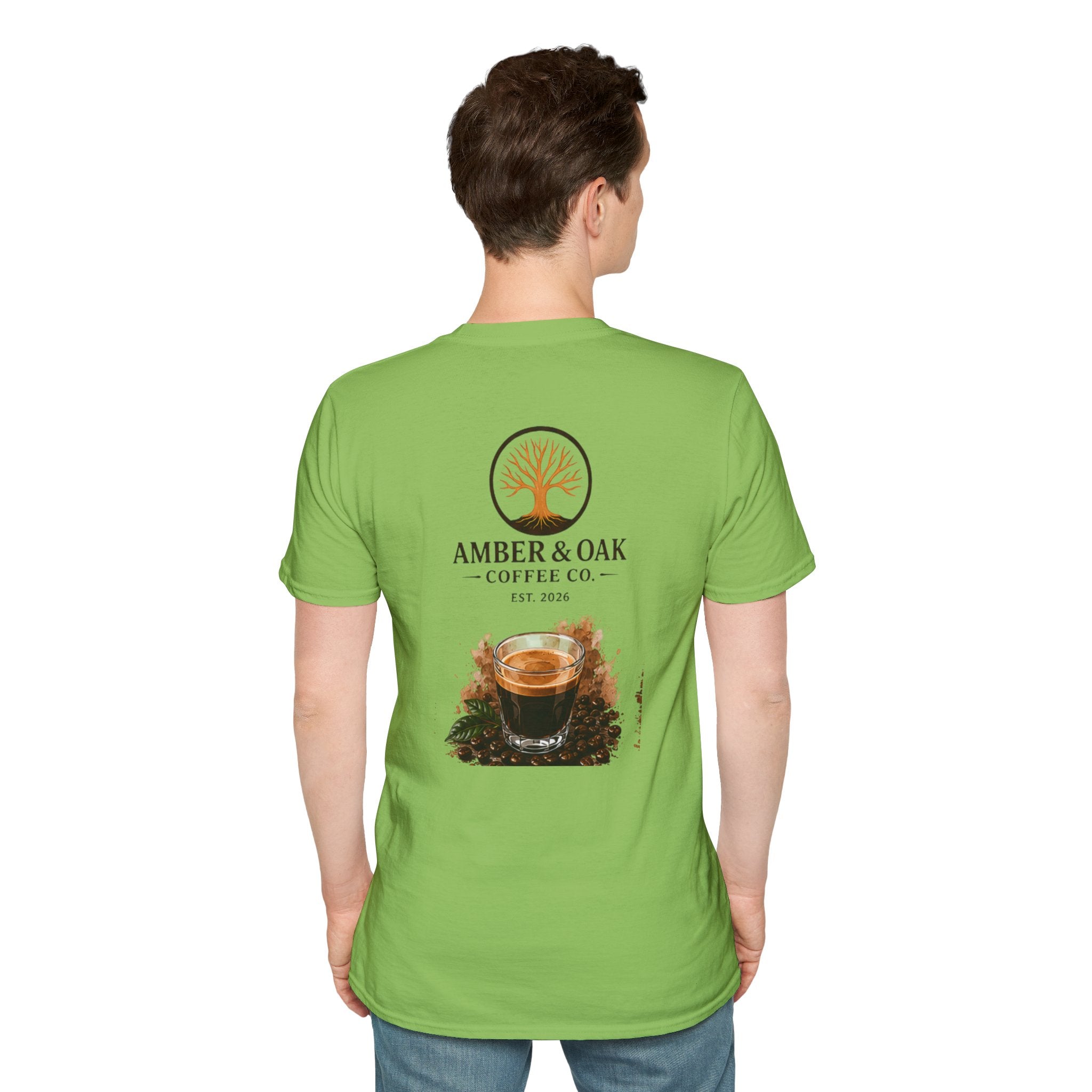 T-Shirt — Amber & Oak Coffee Co. Logo Tee