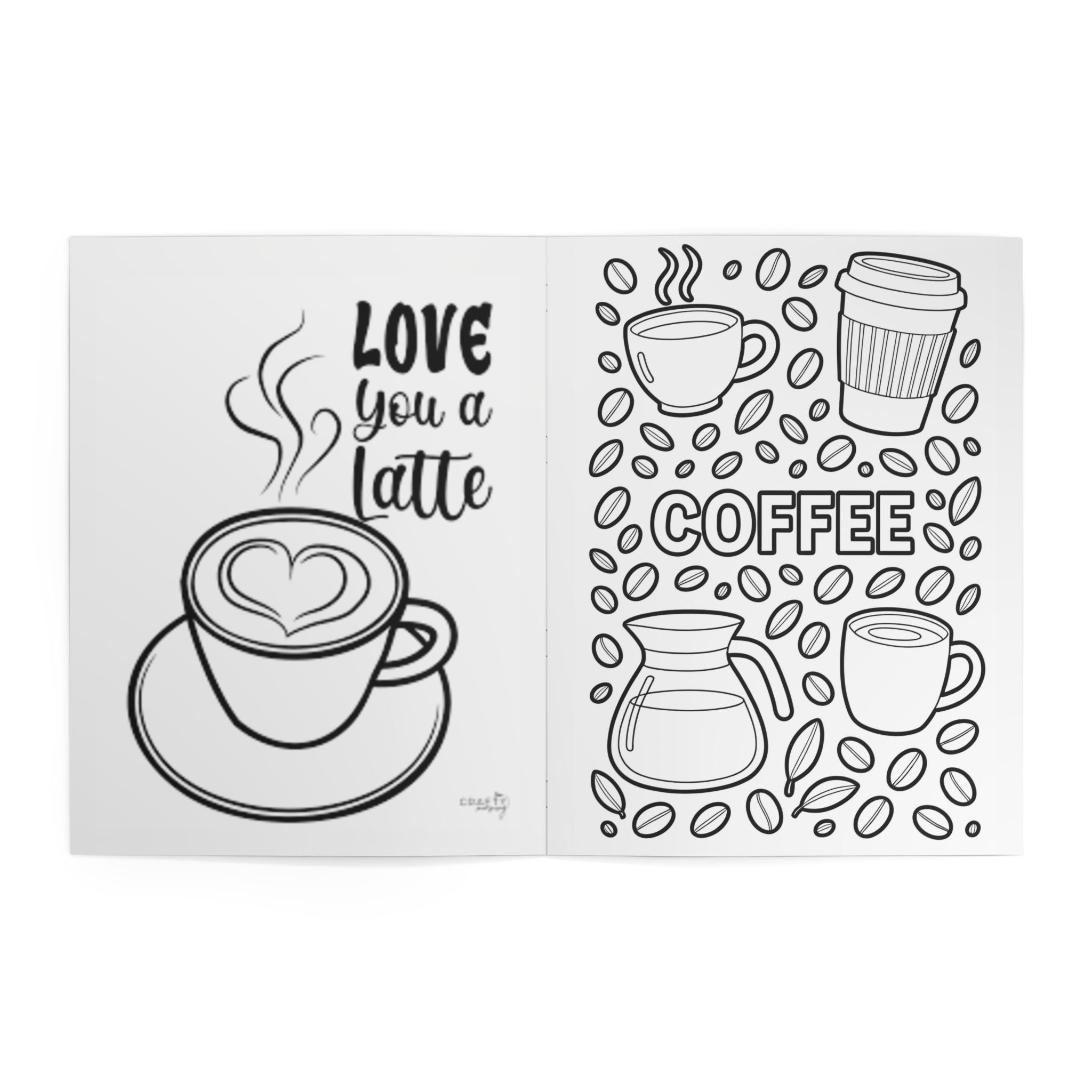 Kids Coloring Book — Amber & Oak Coffee Co. Branded Activity Book