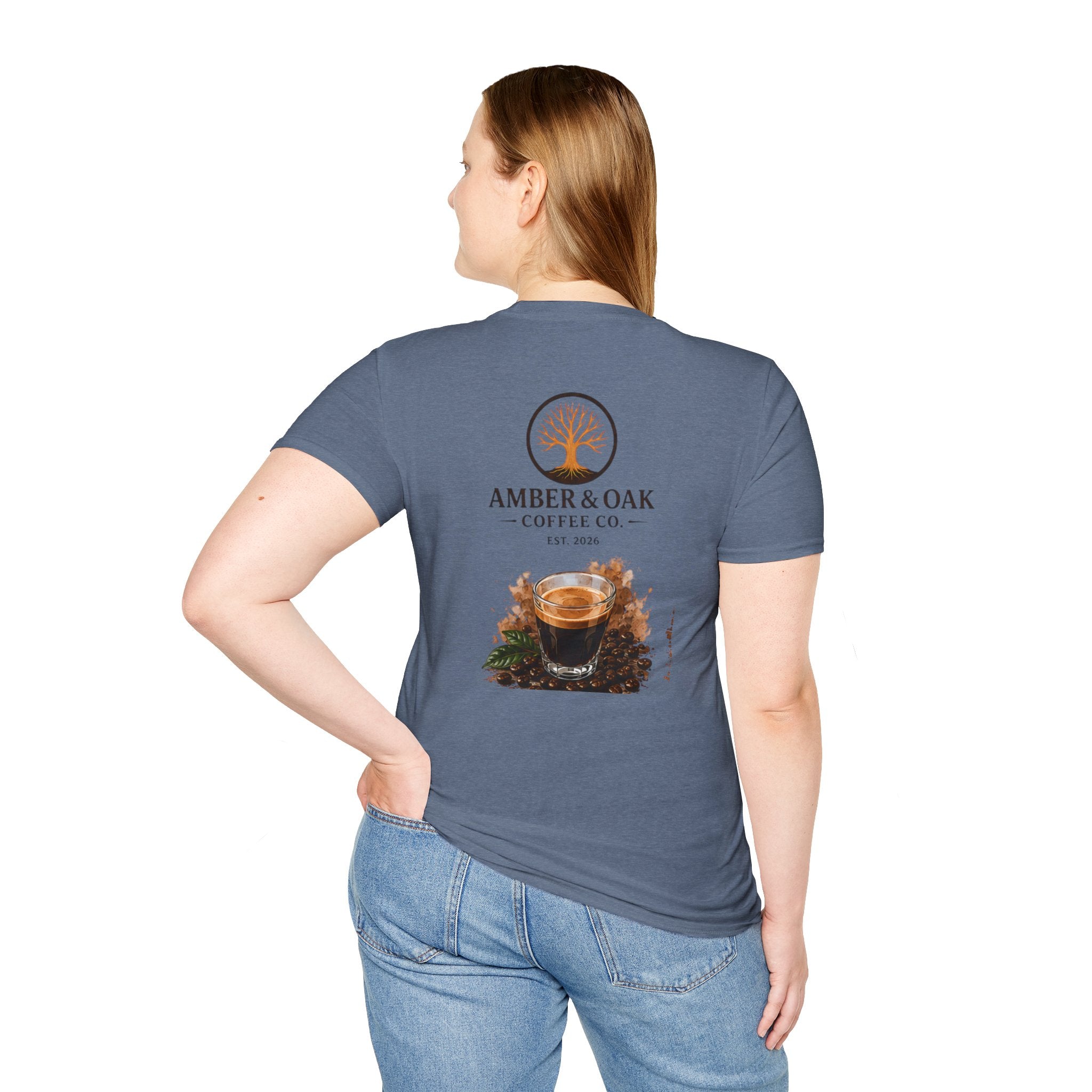 T-Shirt — Amber & Oak Coffee Co. Logo Tee