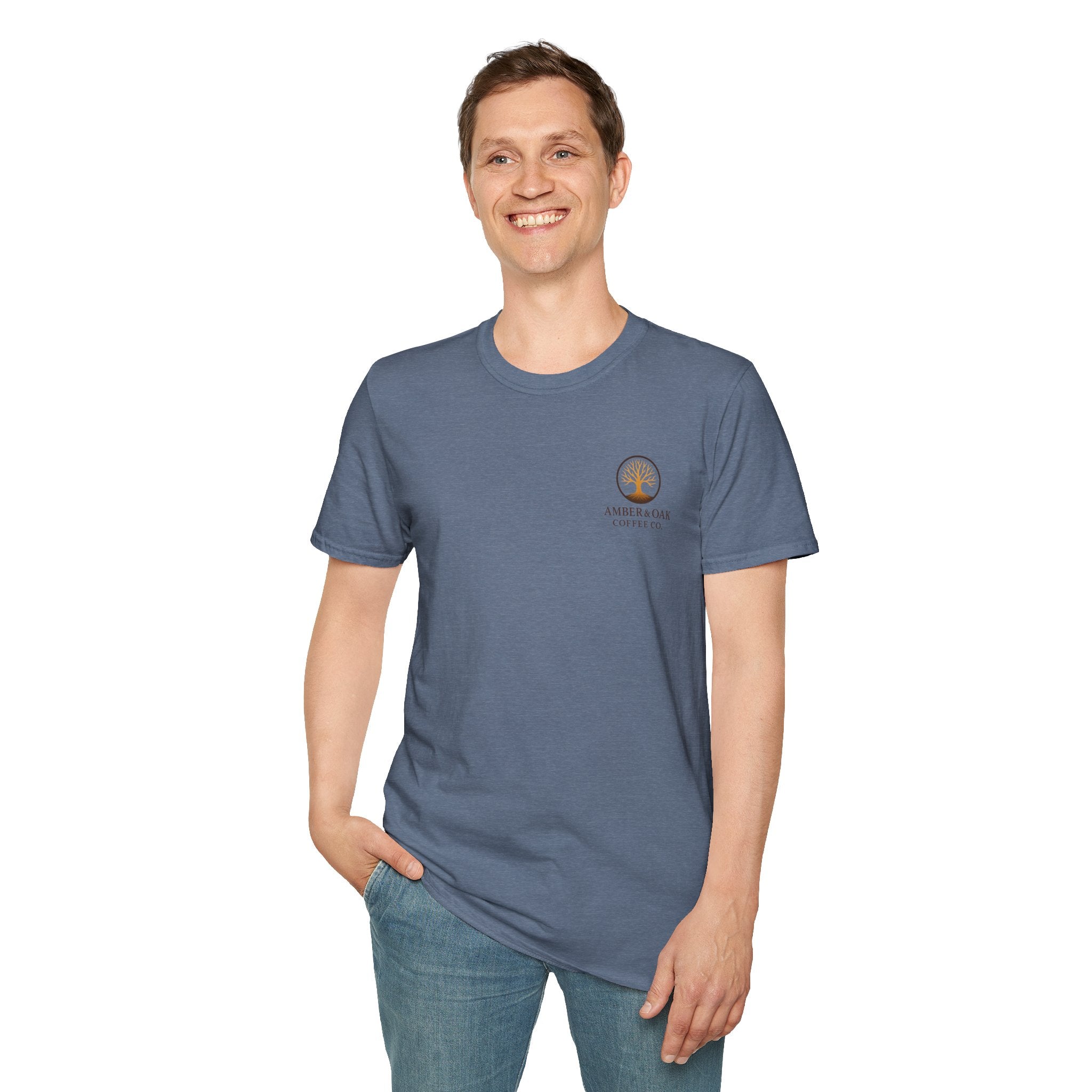 T-Shirt — Amber & Oak Coffee Co. Logo Tee