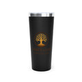 Amber & Oak Coffee Co. 22oz Insulated Tumbler – Copper Logo Travel Mug