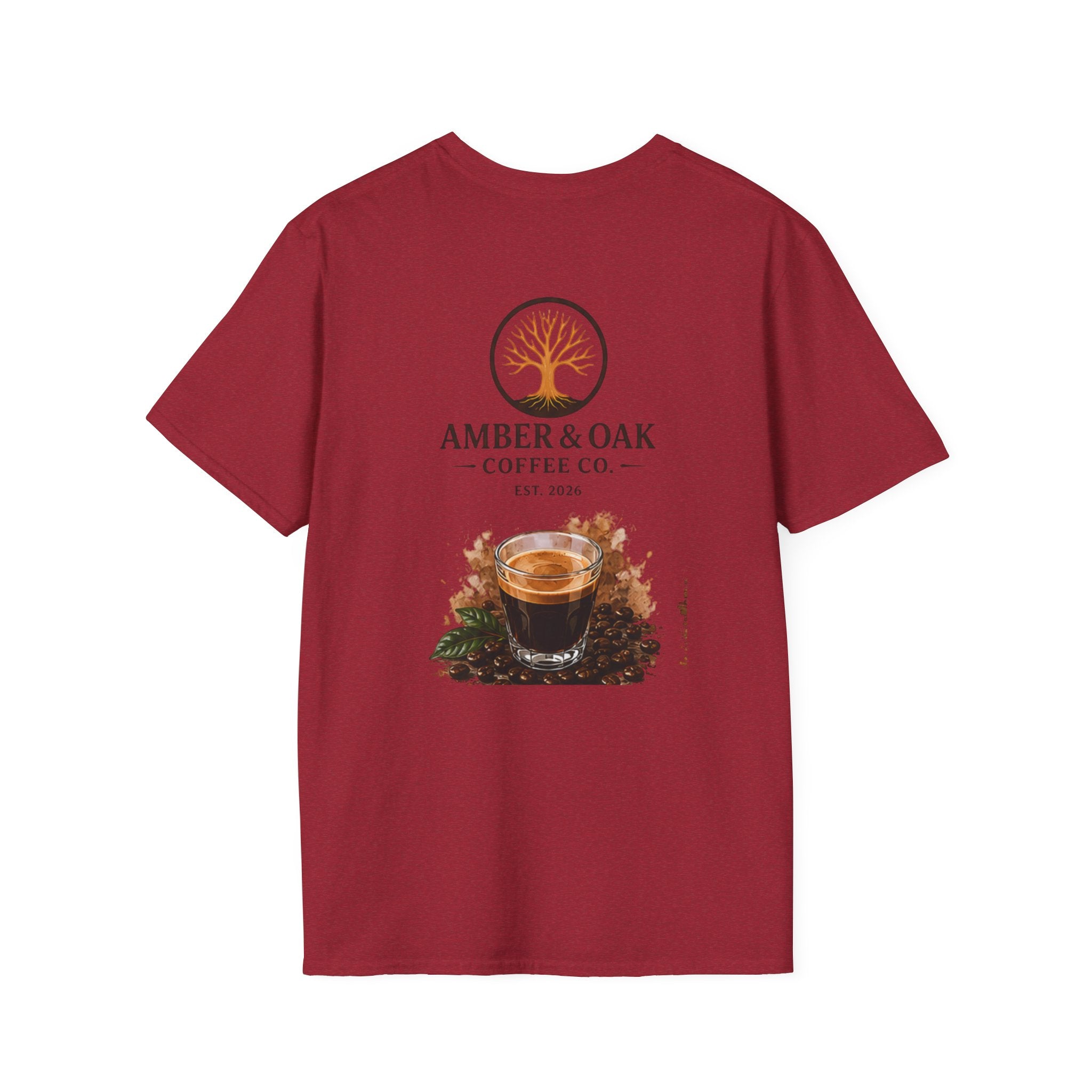 T-Shirt — Amber & Oak Coffee Co. Logo Tee
