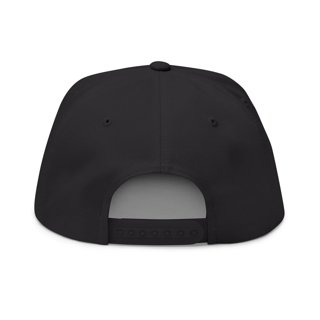 Embroidered Flat Bill Cap — Amber & Oak Coffee Co. Logo