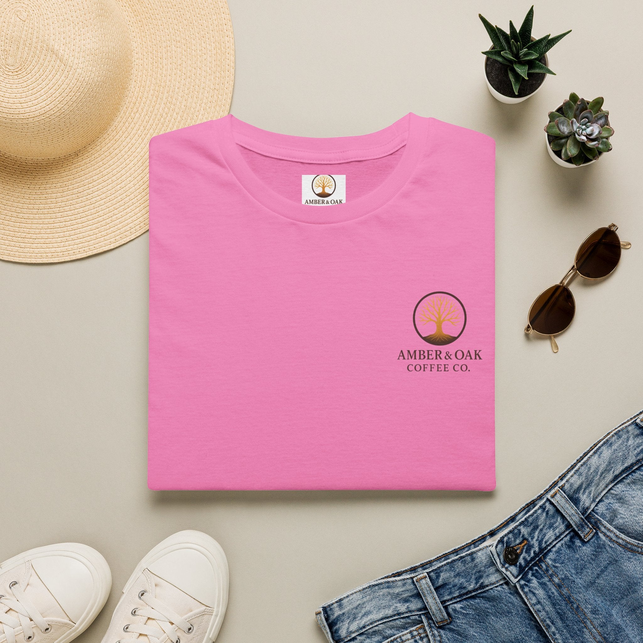 T-Shirt — Amber & Oak Coffee Co. Logo Tee