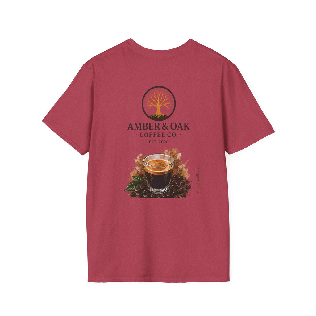 T-Shirt — Amber & Oak Coffee Co. Logo Tee