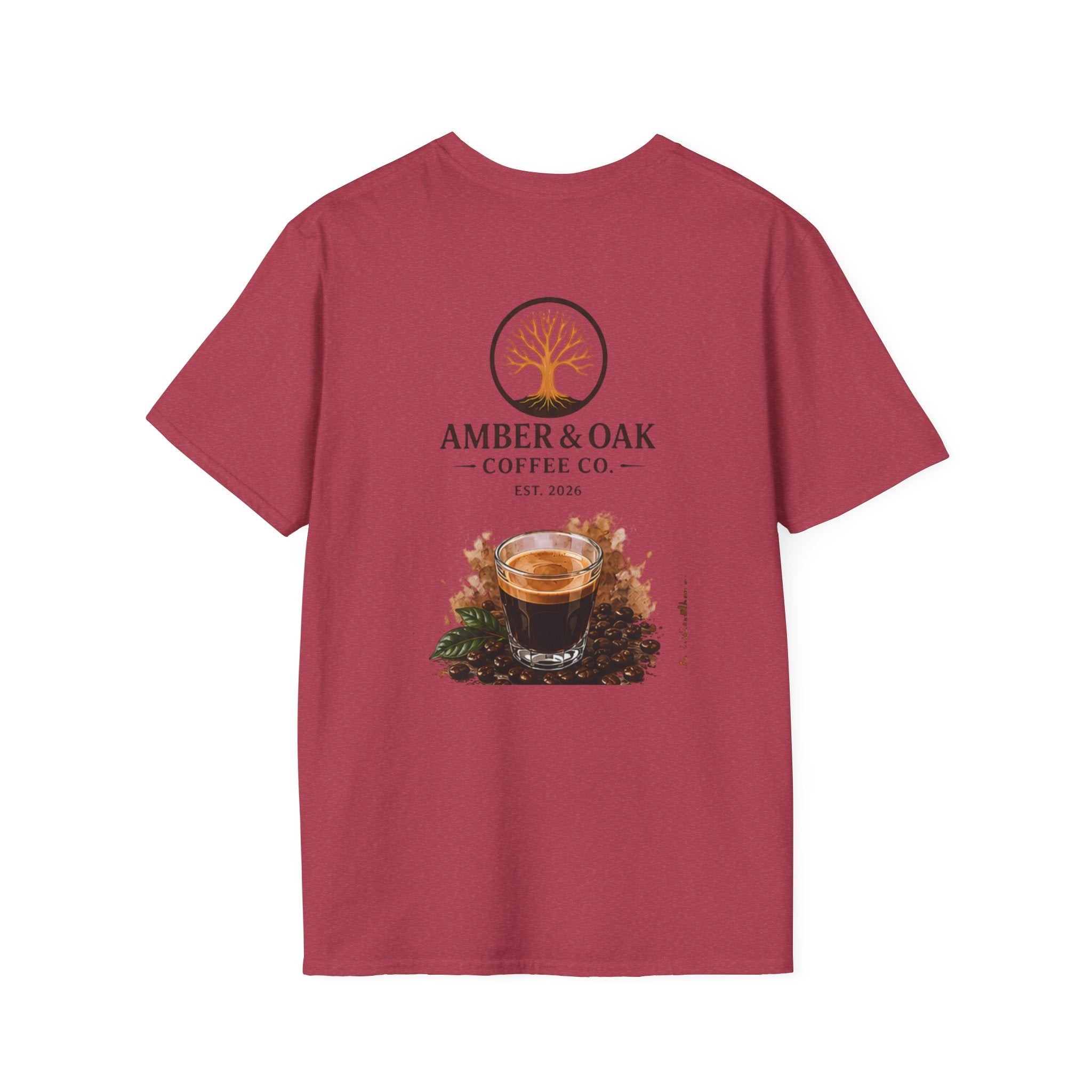T-Shirt — Amber & Oak Coffee Co. Logo Tee