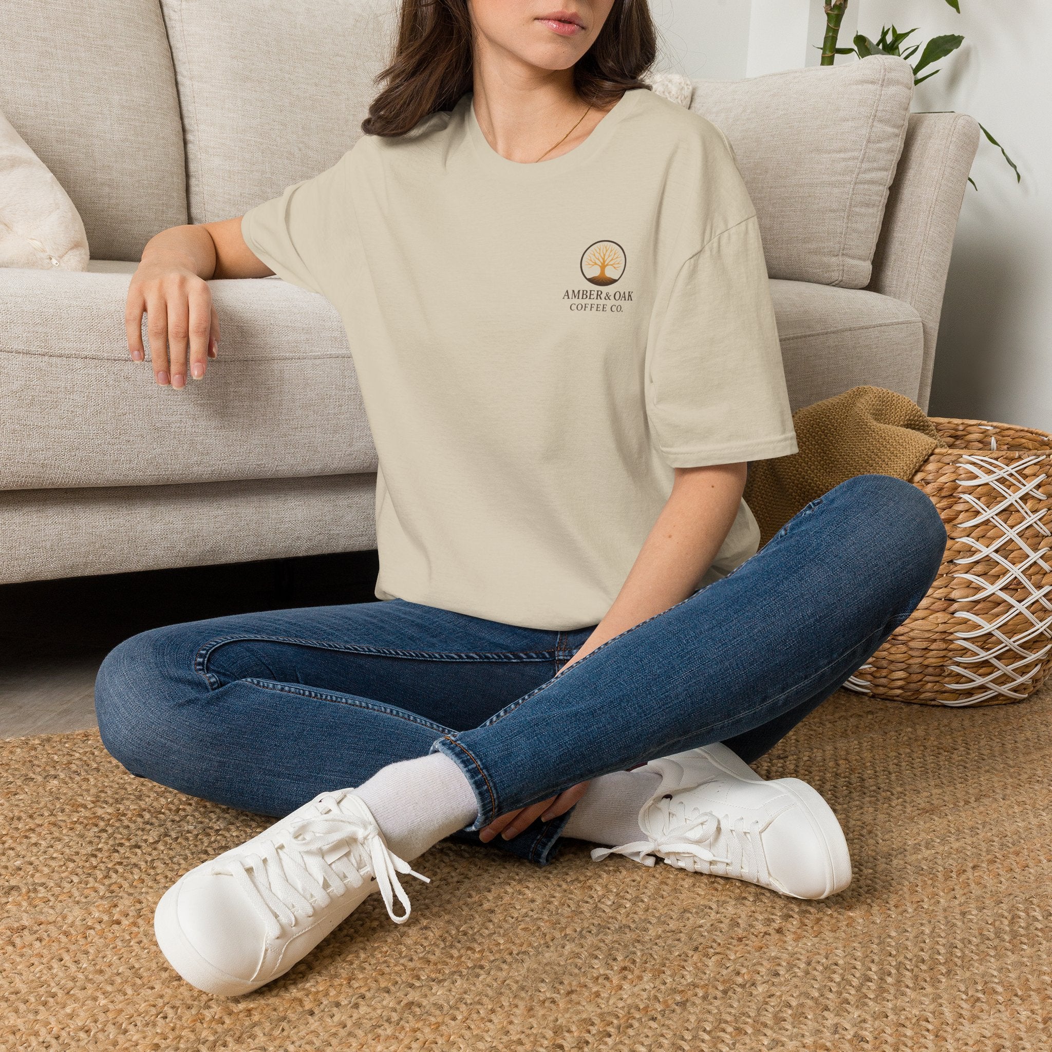 T-Shirt — Amber & Oak Coffee Co. Logo Tee
