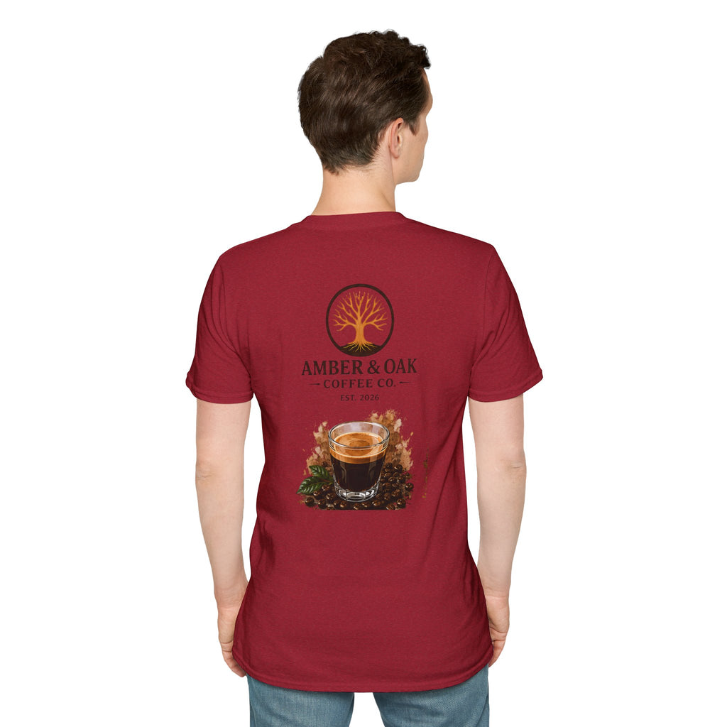 T-Shirt — Amber & Oak Coffee Co. Logo Tee
