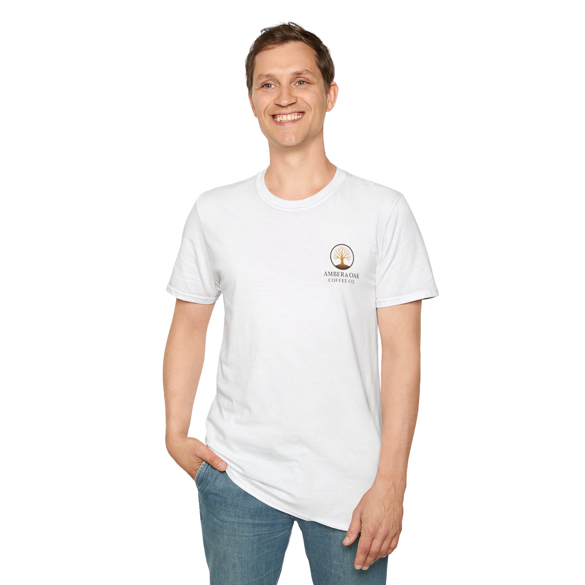 T-Shirt — Amber & Oak Coffee Co. Logo Tee