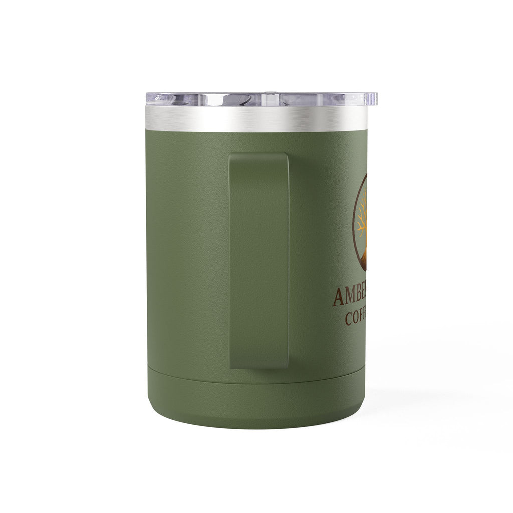 15oz Oak Tree Coffee Tumbler – Rustic Nature Camping Mug