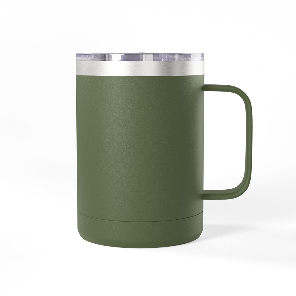 15oz Oak Tree Coffee Tumbler – Rustic Nature Camping Mug