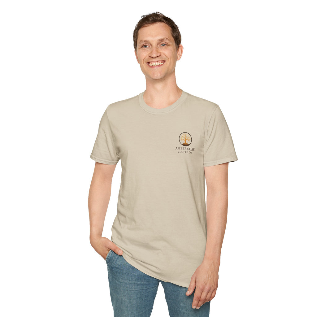 T-Shirt — Amber & Oak Coffee Co. Logo Tee
