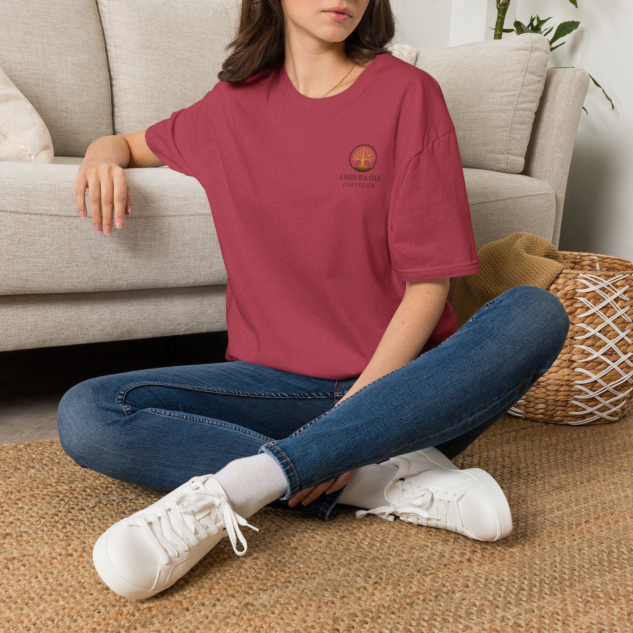 T-Shirt — Amber & Oak Coffee Co. Logo Tee