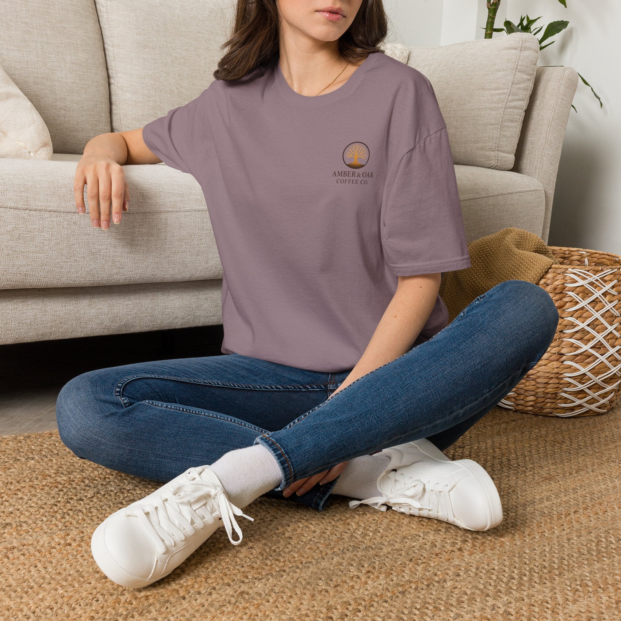 T-Shirt — Amber & Oak Coffee Co. Logo Tee