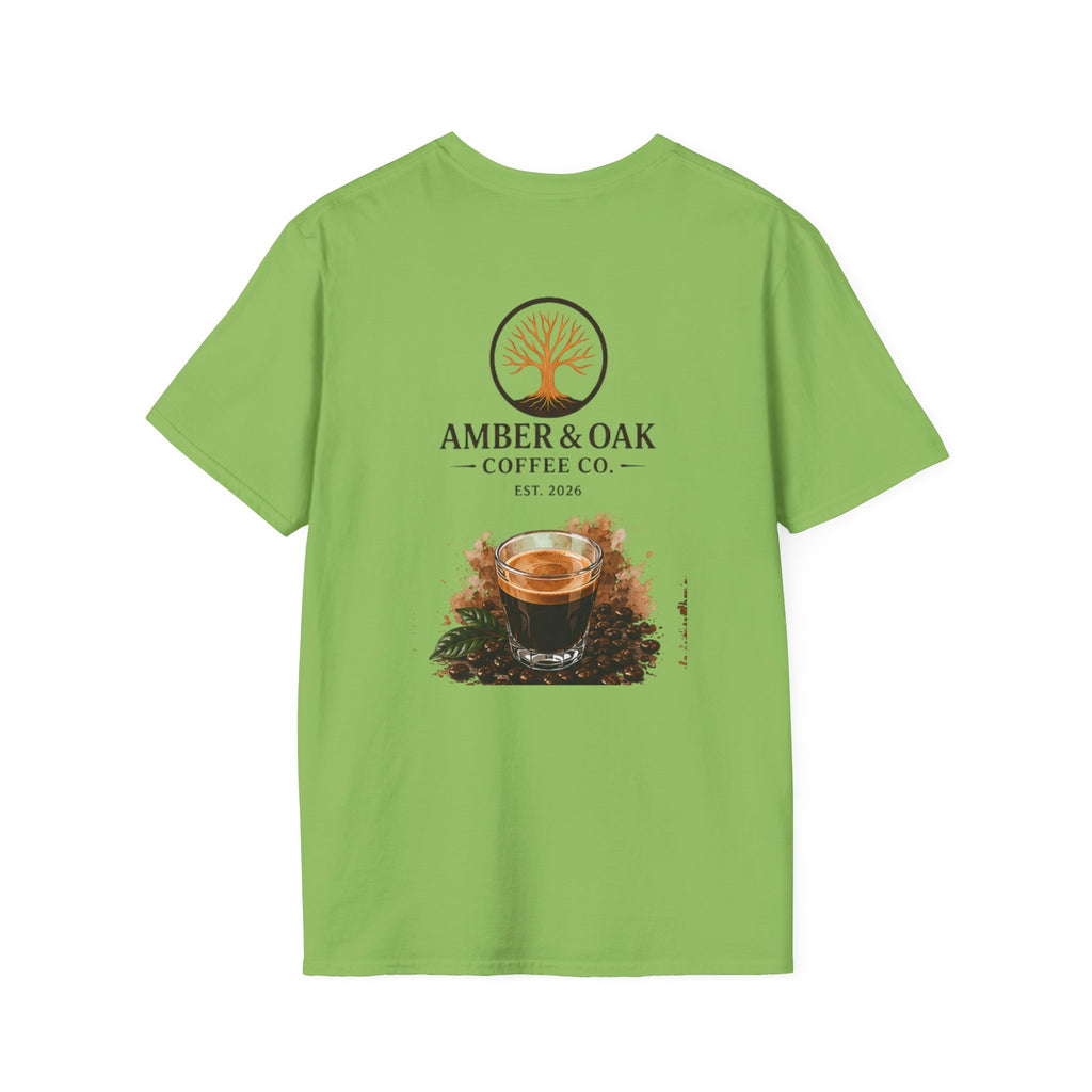 T-Shirt — Amber & Oak Coffee Co. Logo Tee