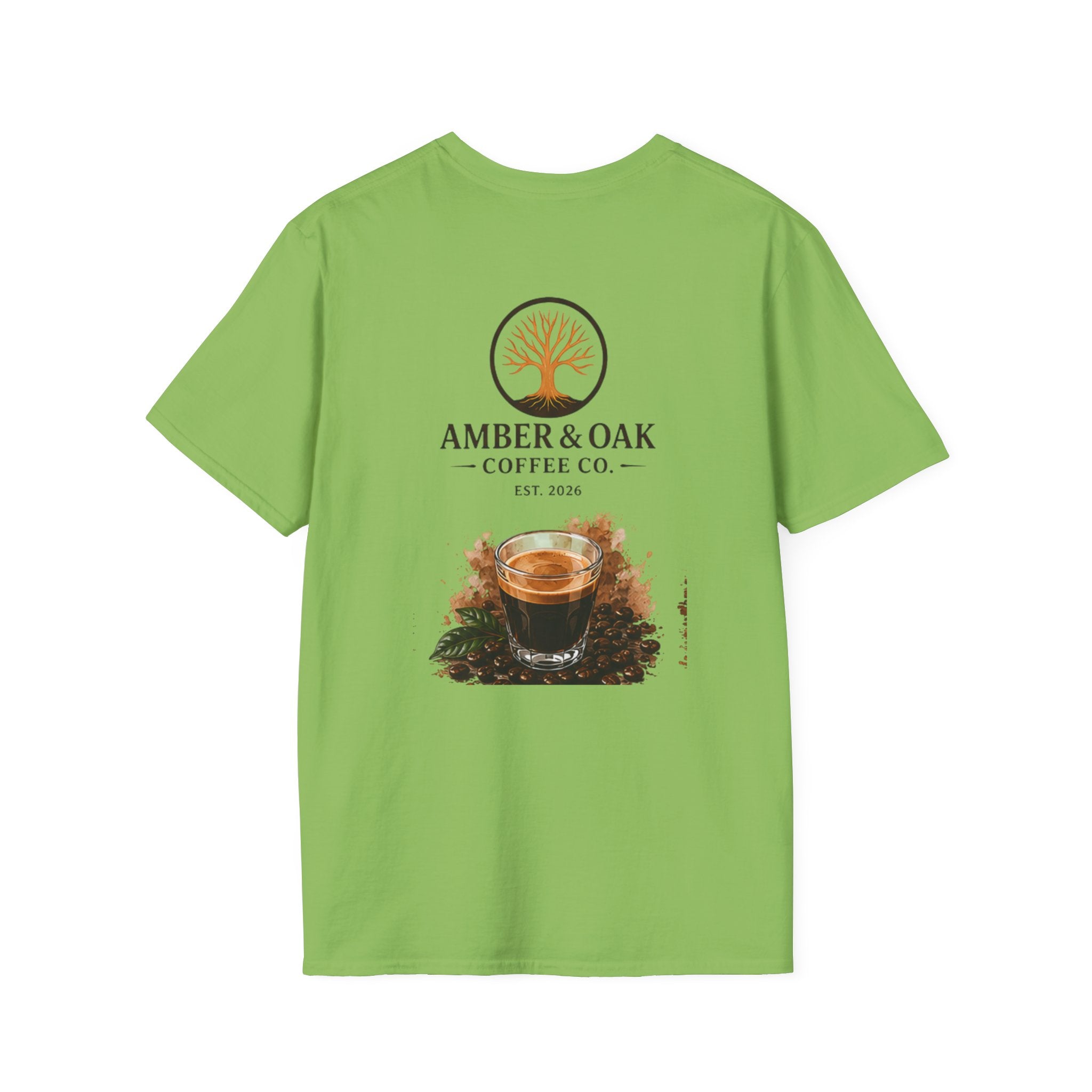 T-Shirt — Amber & Oak Coffee Co. Logo Tee