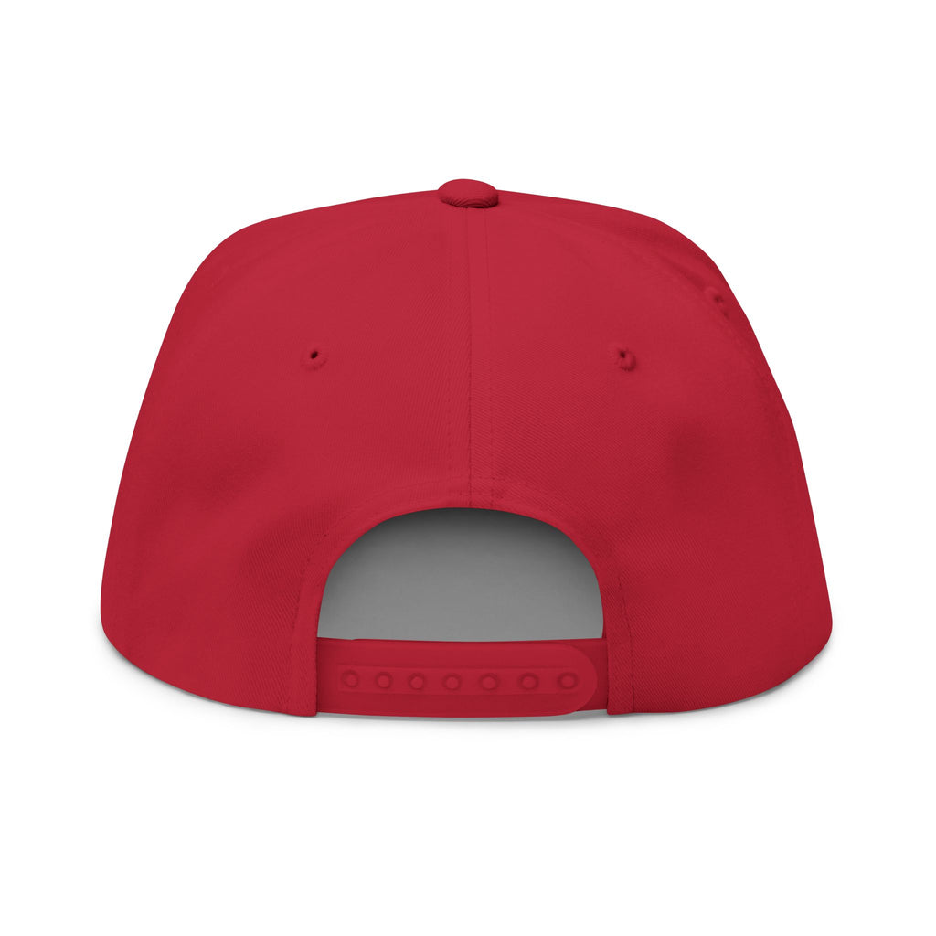 Embroidered Flat Bill Cap — Amber & Oak Coffee Co. Logo
